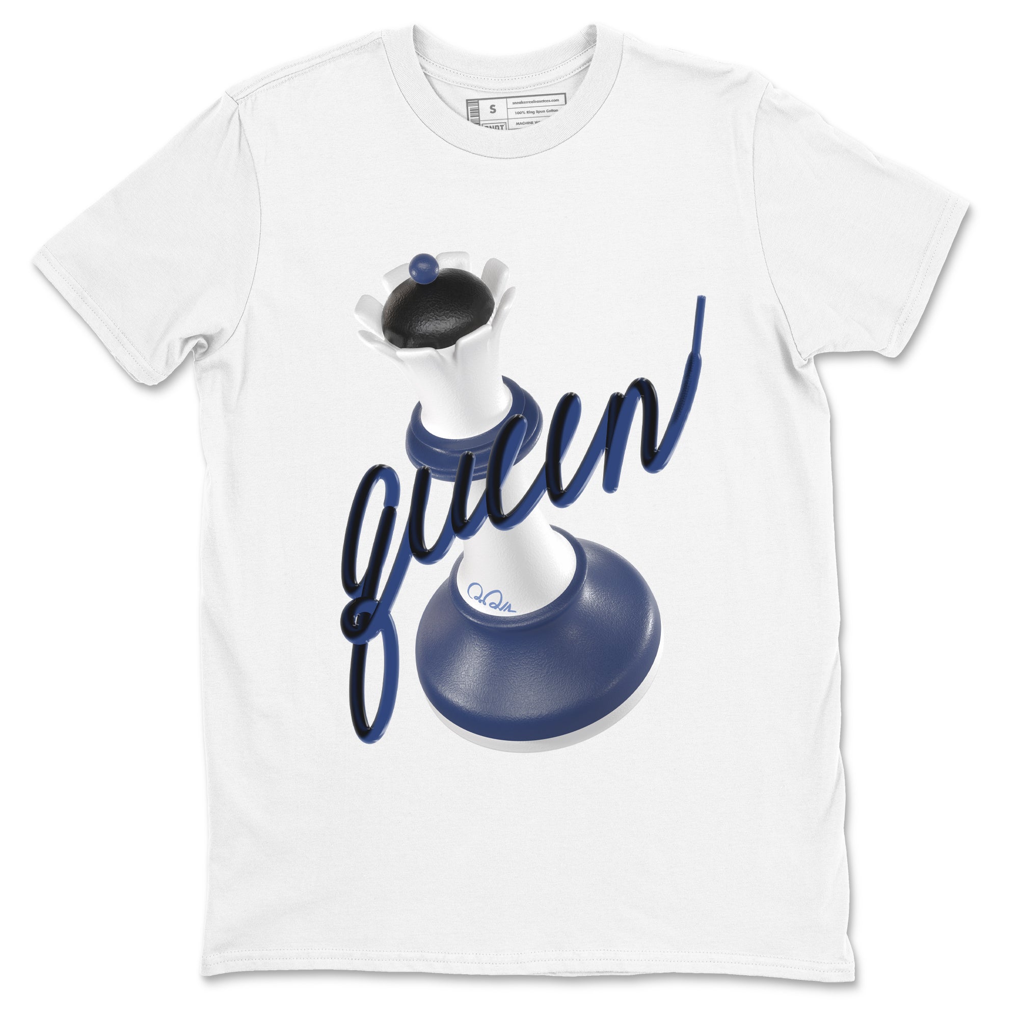 3D Queen snkmatch Tees - Air Jordan 1 Midnight Navy