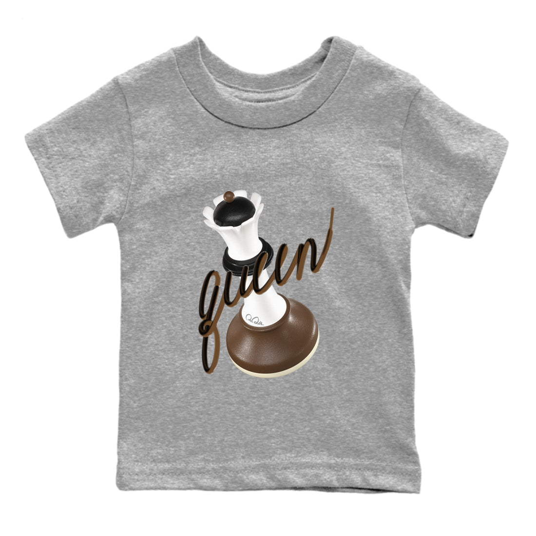 3D Queen snkmatch Tees Kids - Air Jordan 1 Mocha