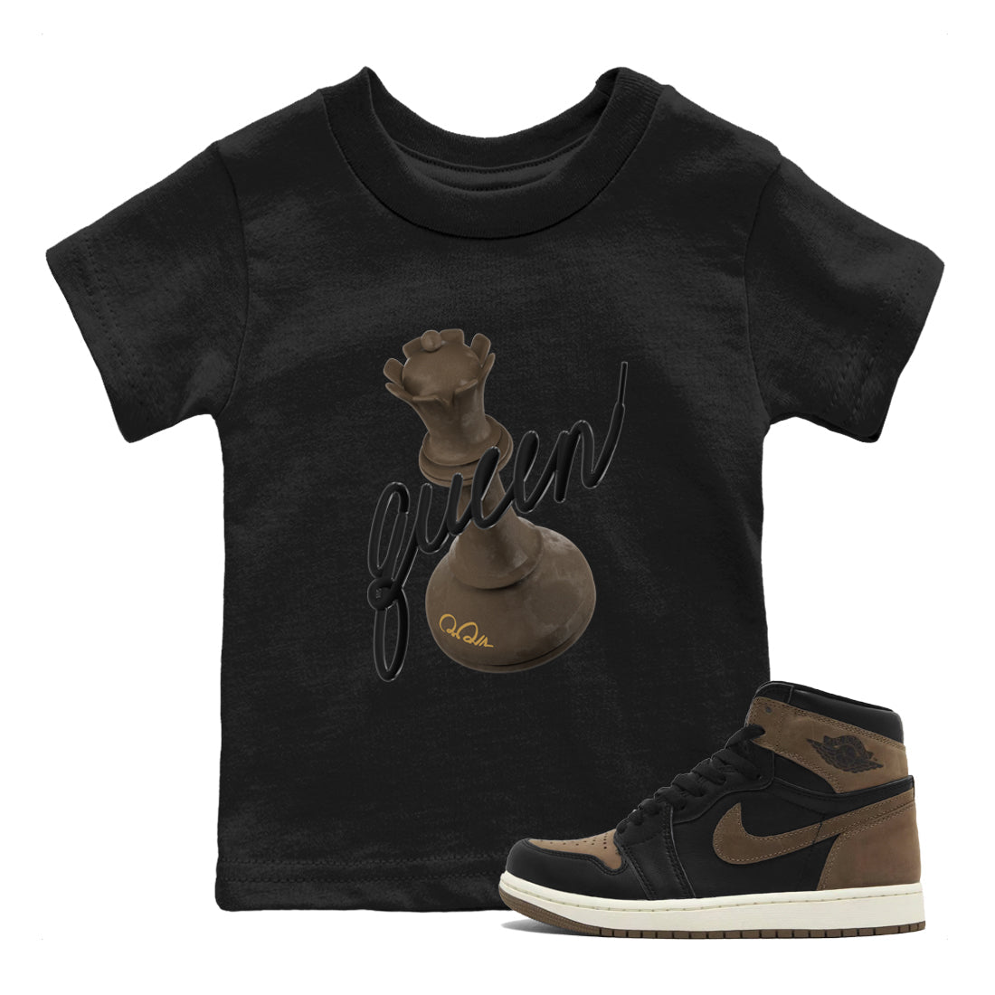 3D Queen snkmatch Tee Kids - Air Jordan 1 Palomino