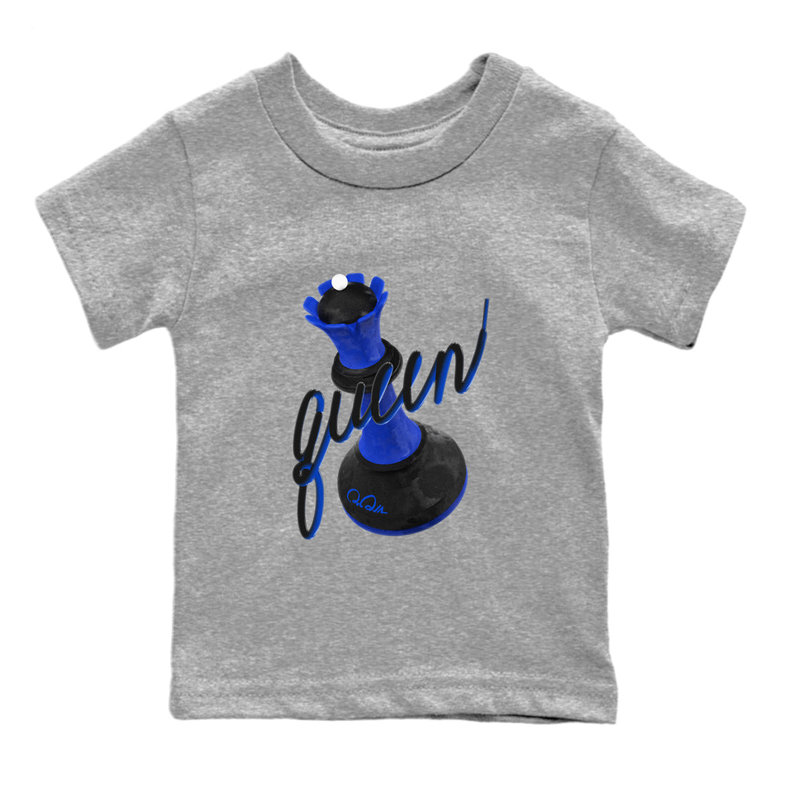 3D Queen snkmatch Tee Kids - Air Jordan 1 Royal Reimagined