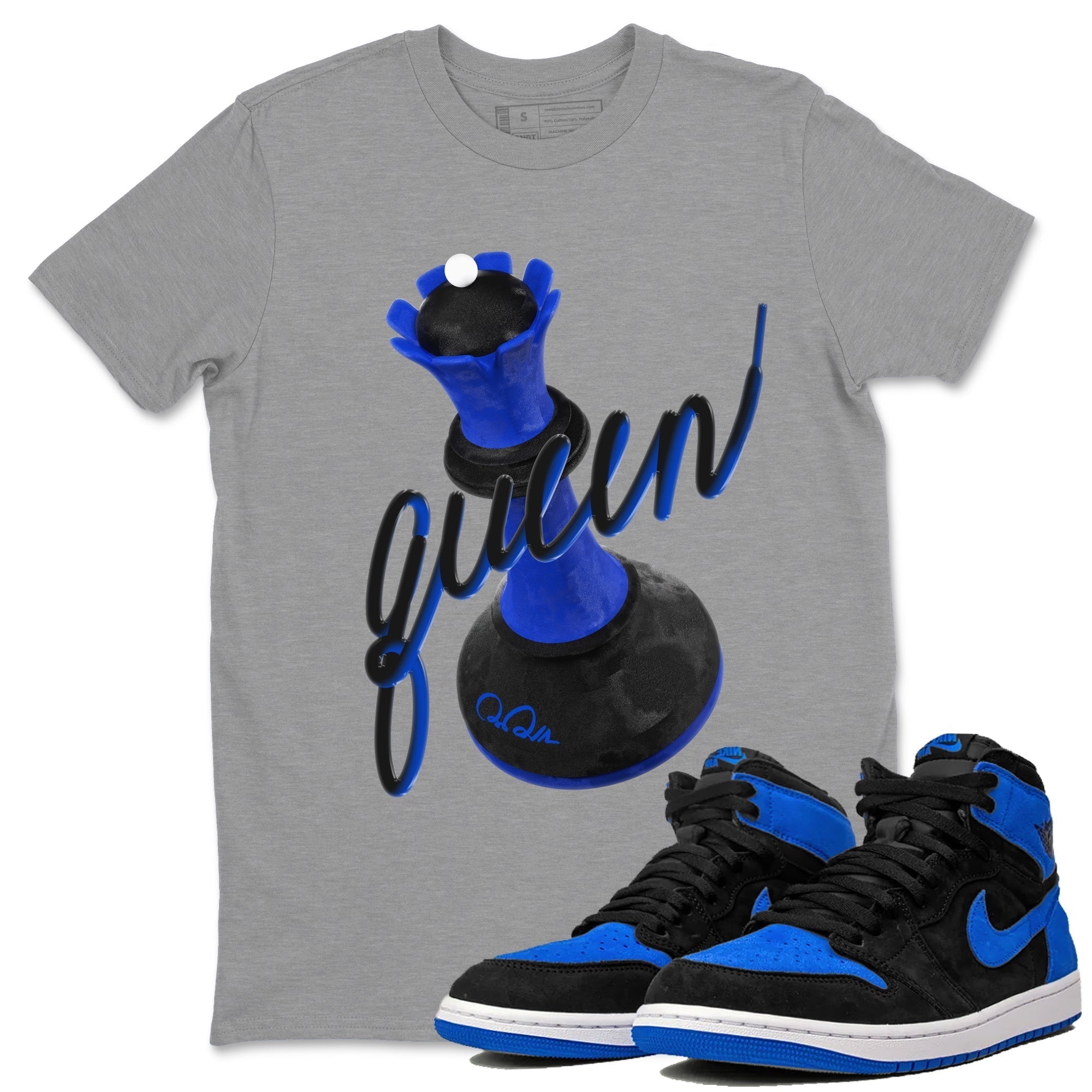 3D Queen snkmatch Tee - Air Jordan 1 Royal Reimagined