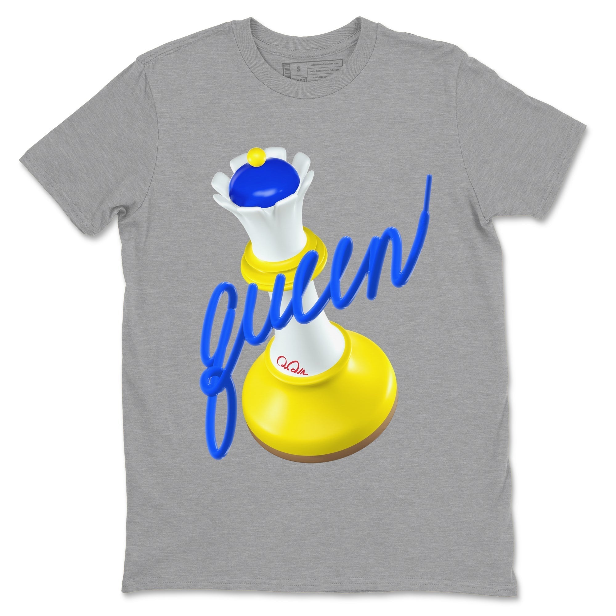 3D Queen snkmatch Tees - Air Jordan 1 Travis Scott Canary