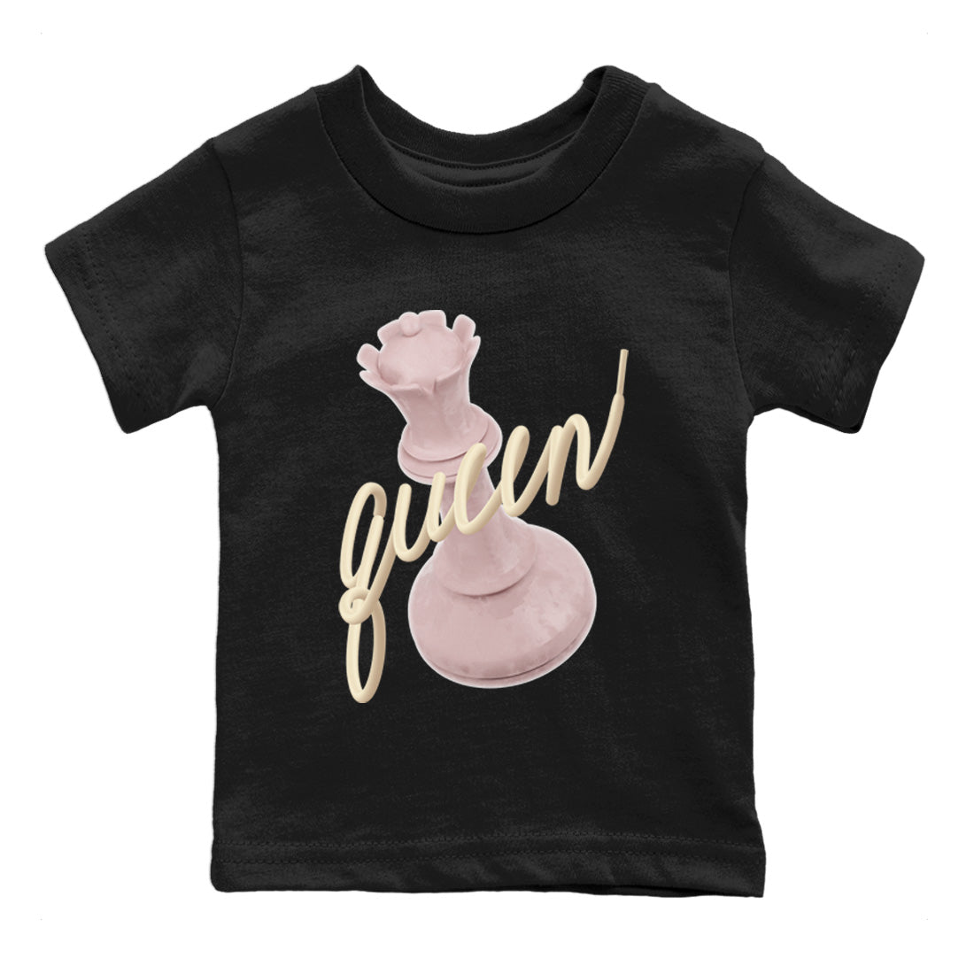 3D Queen Kids Tops - Air Jordan 1 Washed Pink