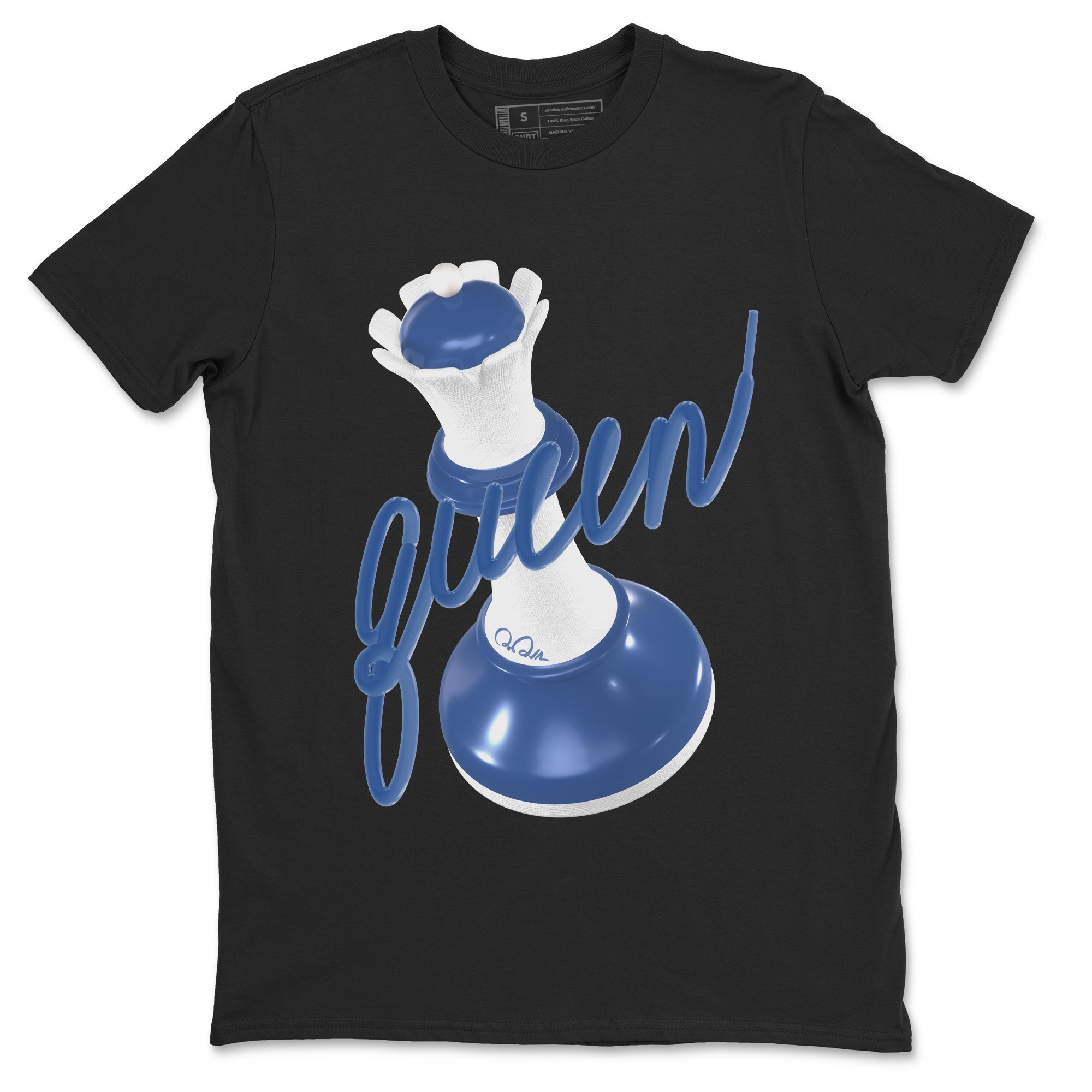 3D Queen snkmatch Tees - Air Jordan 11 Diffused Blue