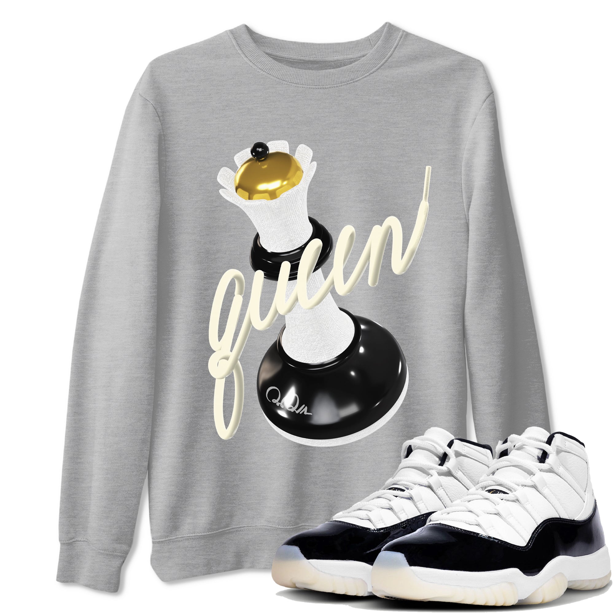 3D Queen snkmatch Tee - Air Jordan 11 Gratitude