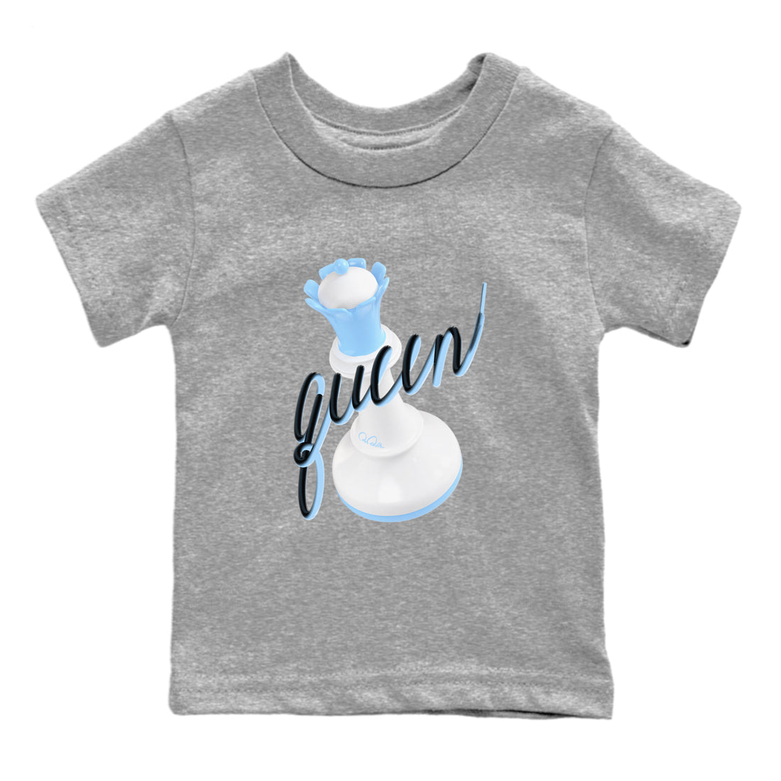 3D Queen snkmatch Tees Kids - Air Jordan 11 Legend Blue