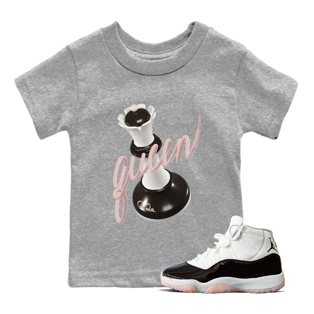 3D Queen snkmatch Tee Kids - Air Jordan 11 Neapolitan