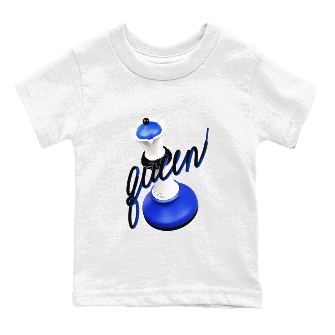 3D Queen snkmatch Tees Kids - Air Jordan 12 Blueberry