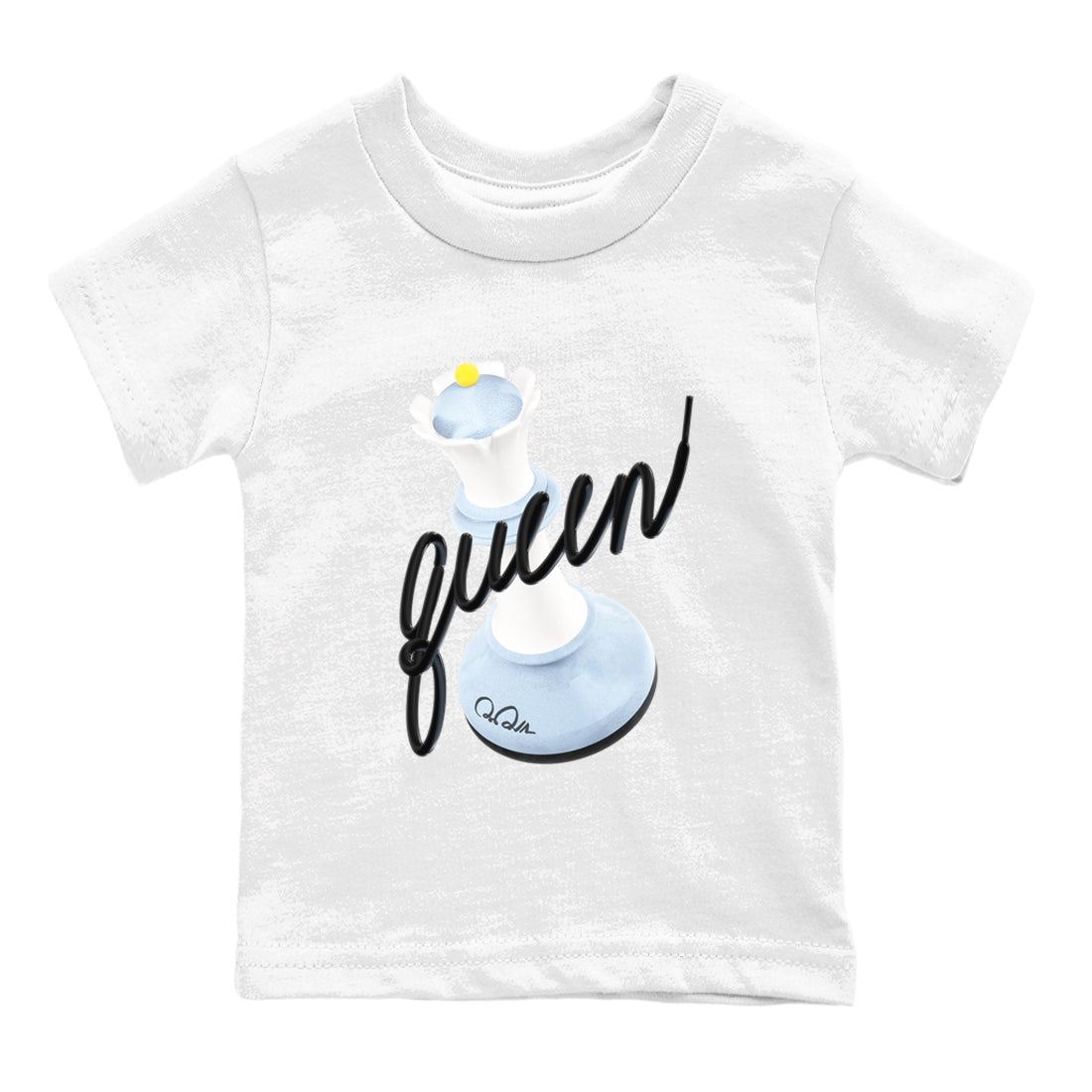 3D Queen snkmatch Tees Kids - Air Jordan 13 Blue Grey