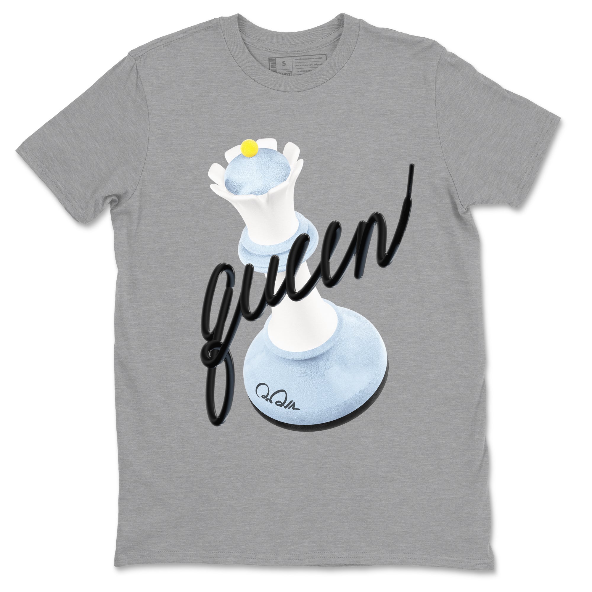 3D Queen snkmatch Tees - Air Jordan 13 Blue Grey