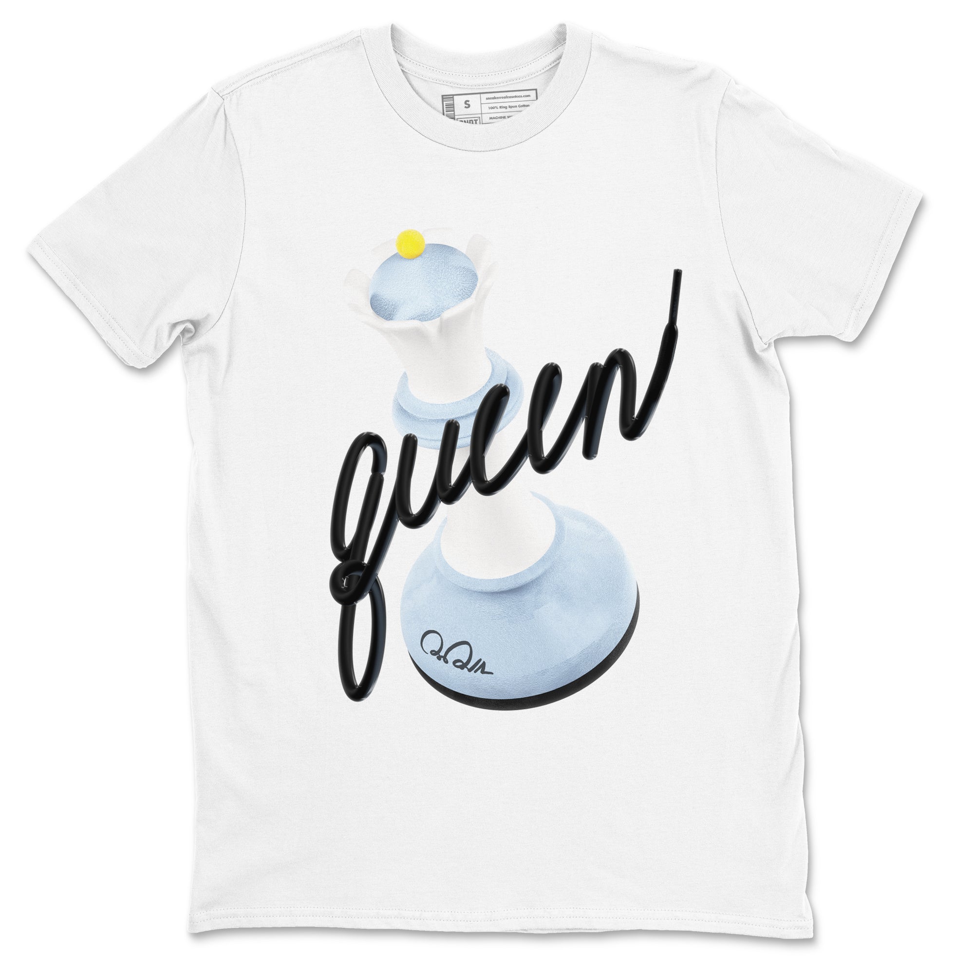 3D Queen snkmatch Tees - Air Jordan 13 Blue Grey