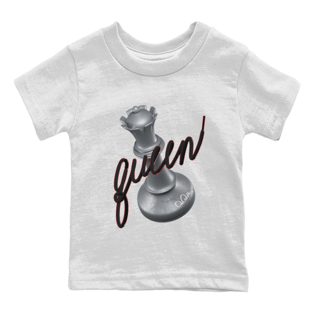 3D Queen Kids Tops - Air Jordan 14 Metallic Silver