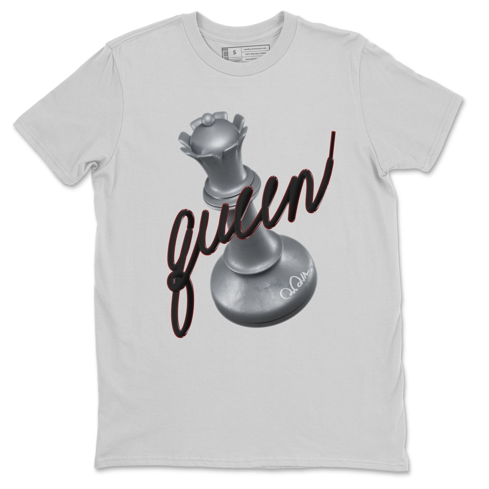 3D Queen Unisex Tops - Air Jordan 14 Metallic Silver