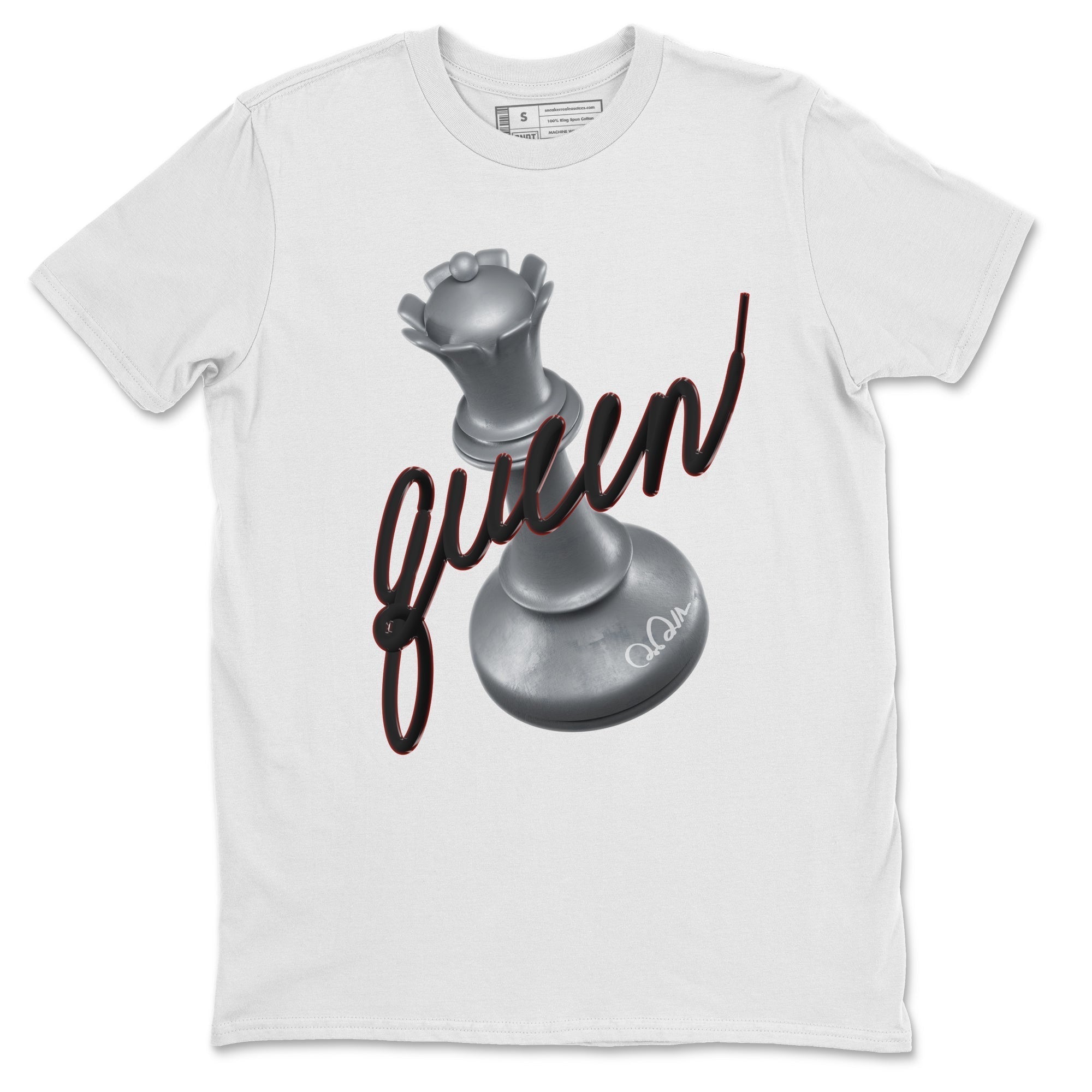 3D Queen Unisex Tops - Air Jordan 14 Metallic Silver