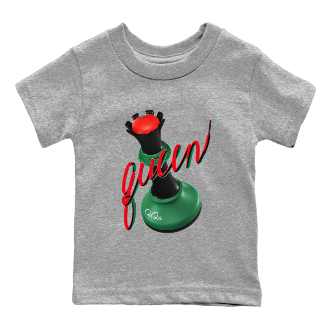 3D Queen snkmatch Tee Kids - Air Jordan 2 Christmas