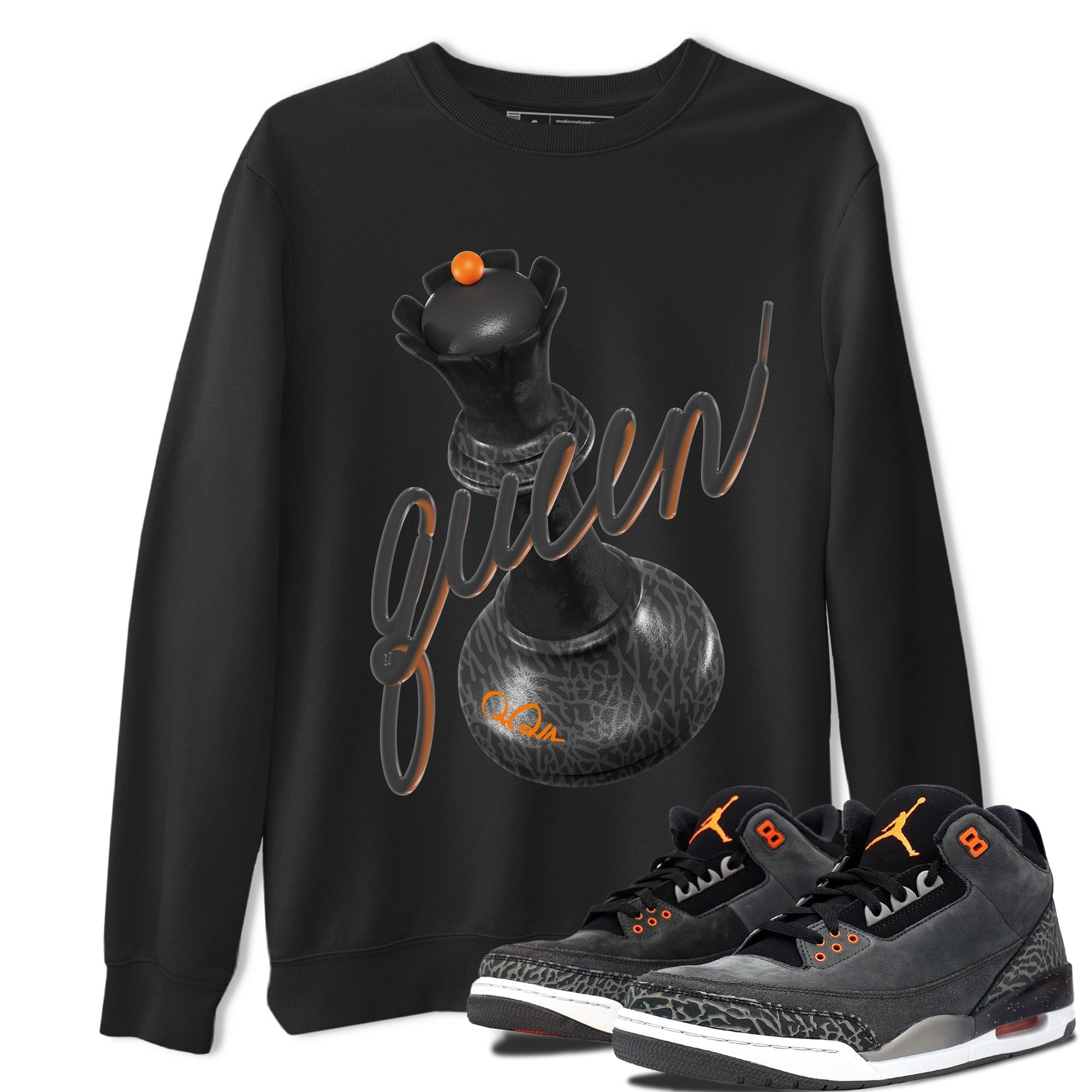 3D Queen snkmatch Tee - Air Jordan 3 Fear