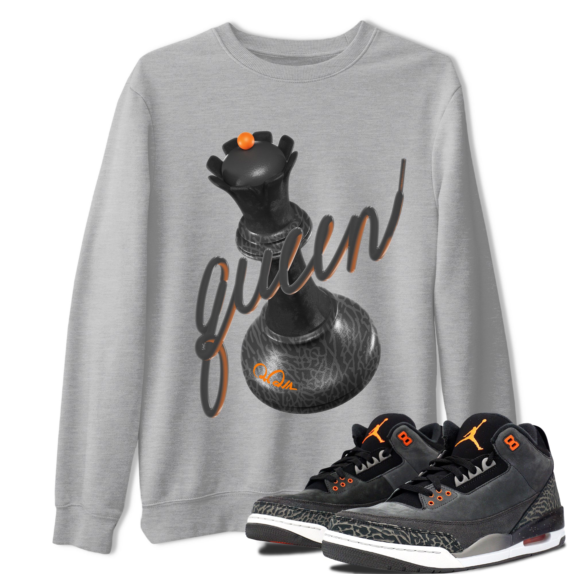 3D Queen snkmatch Tee - Air Jordan 3 Fear