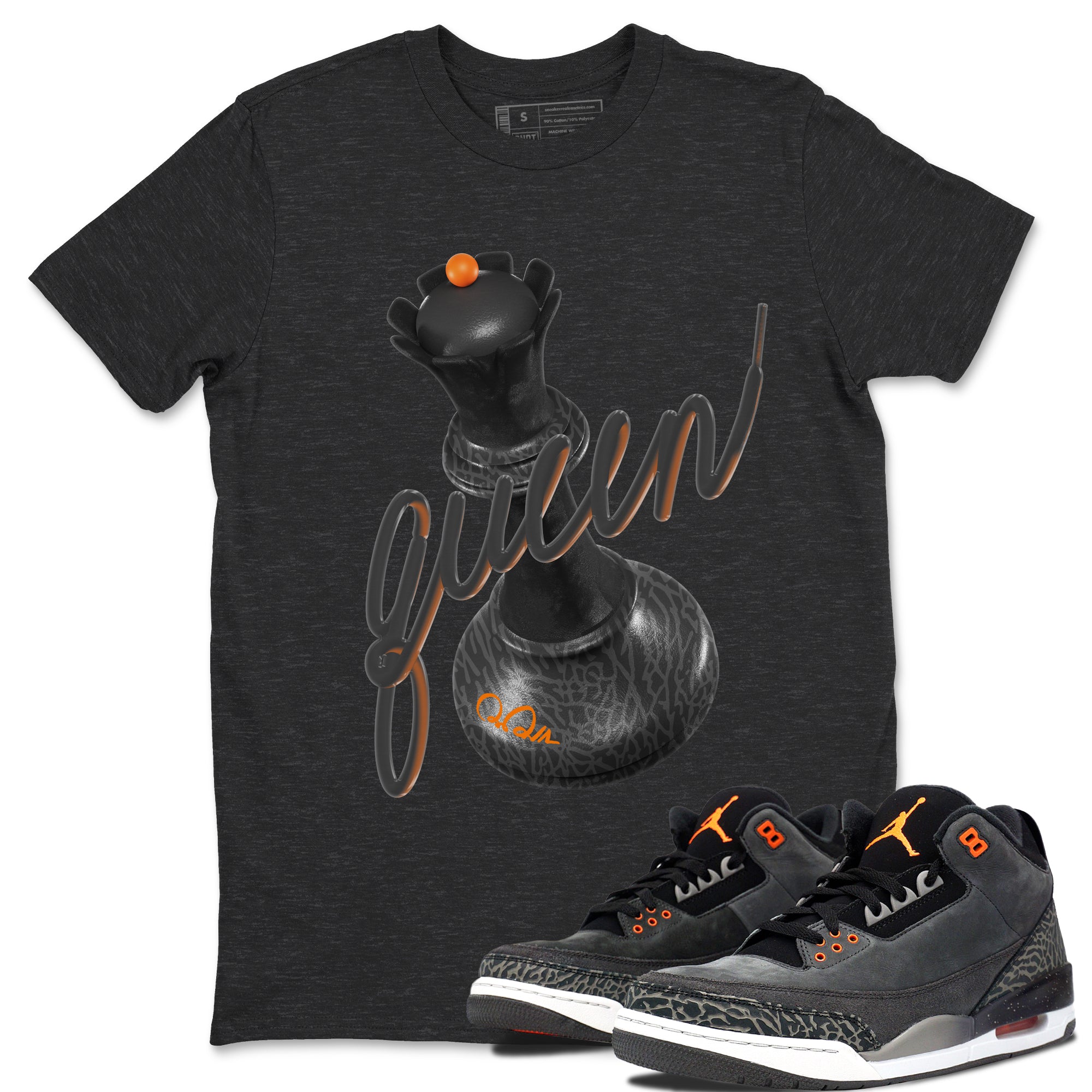 3D Queen snkmatch Tee - Air Jordan 3 Fear