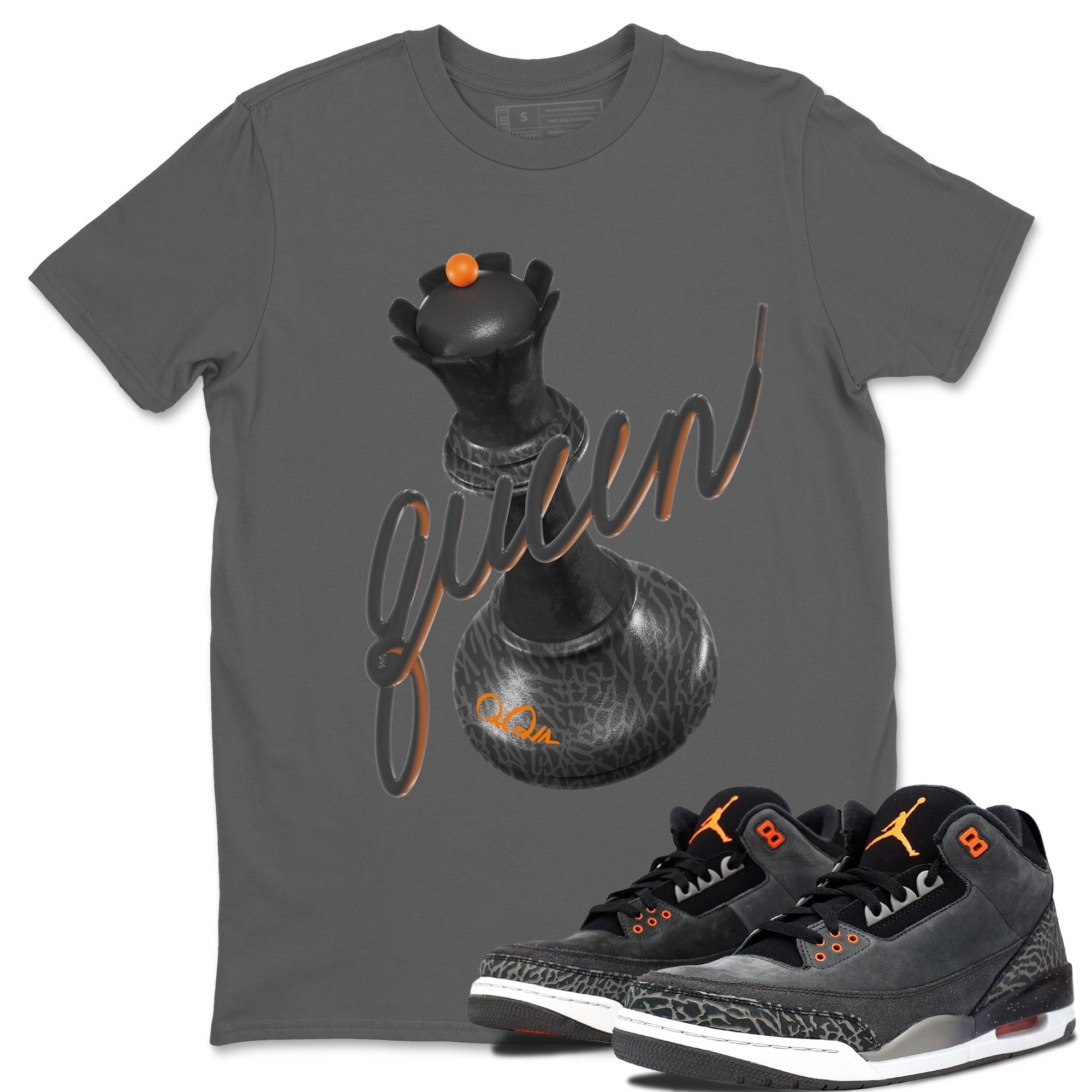 3D Queen snkmatch Tee - Air Jordan 3 Fear