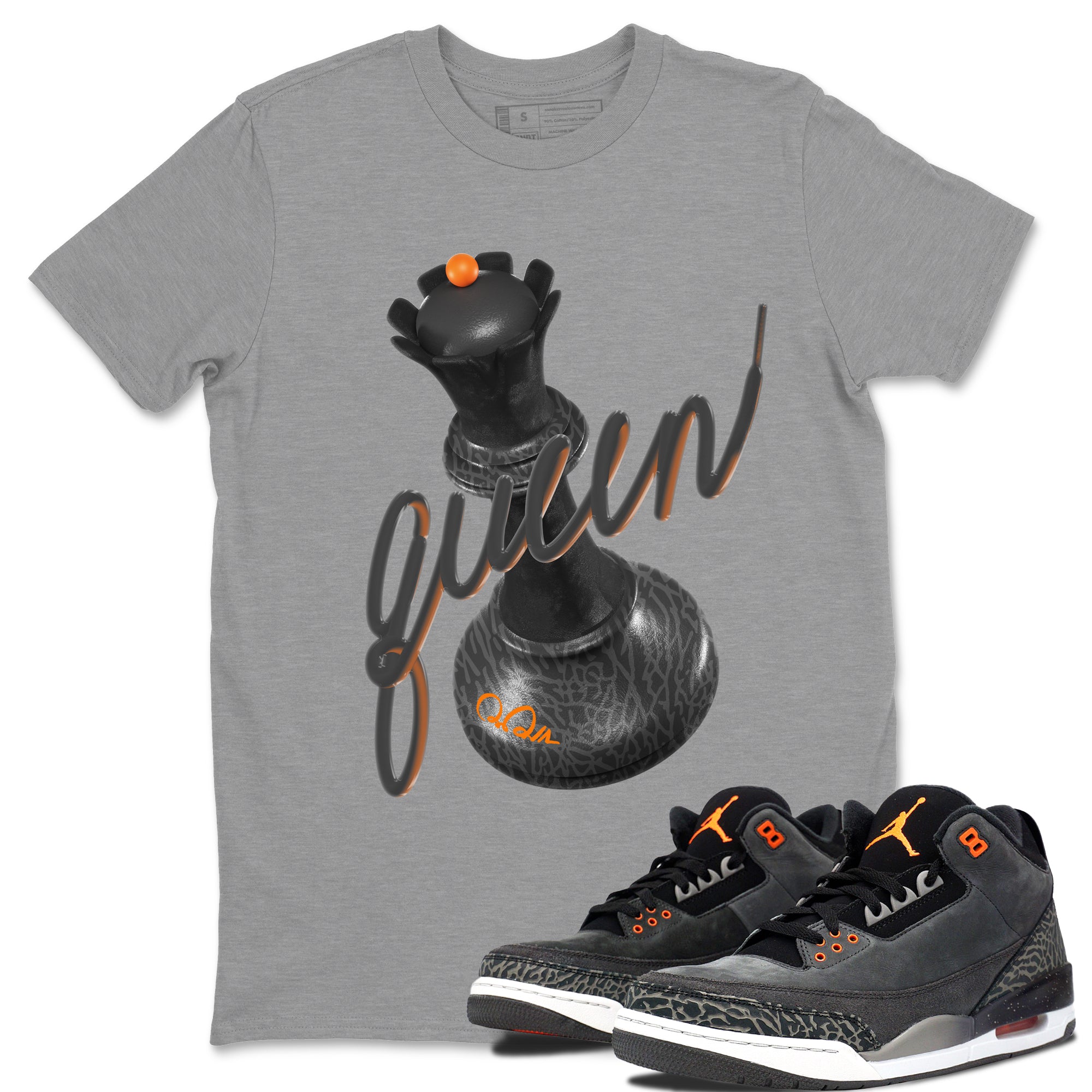 3D Queen snkmatch Tee - Air Jordan 3 Fear