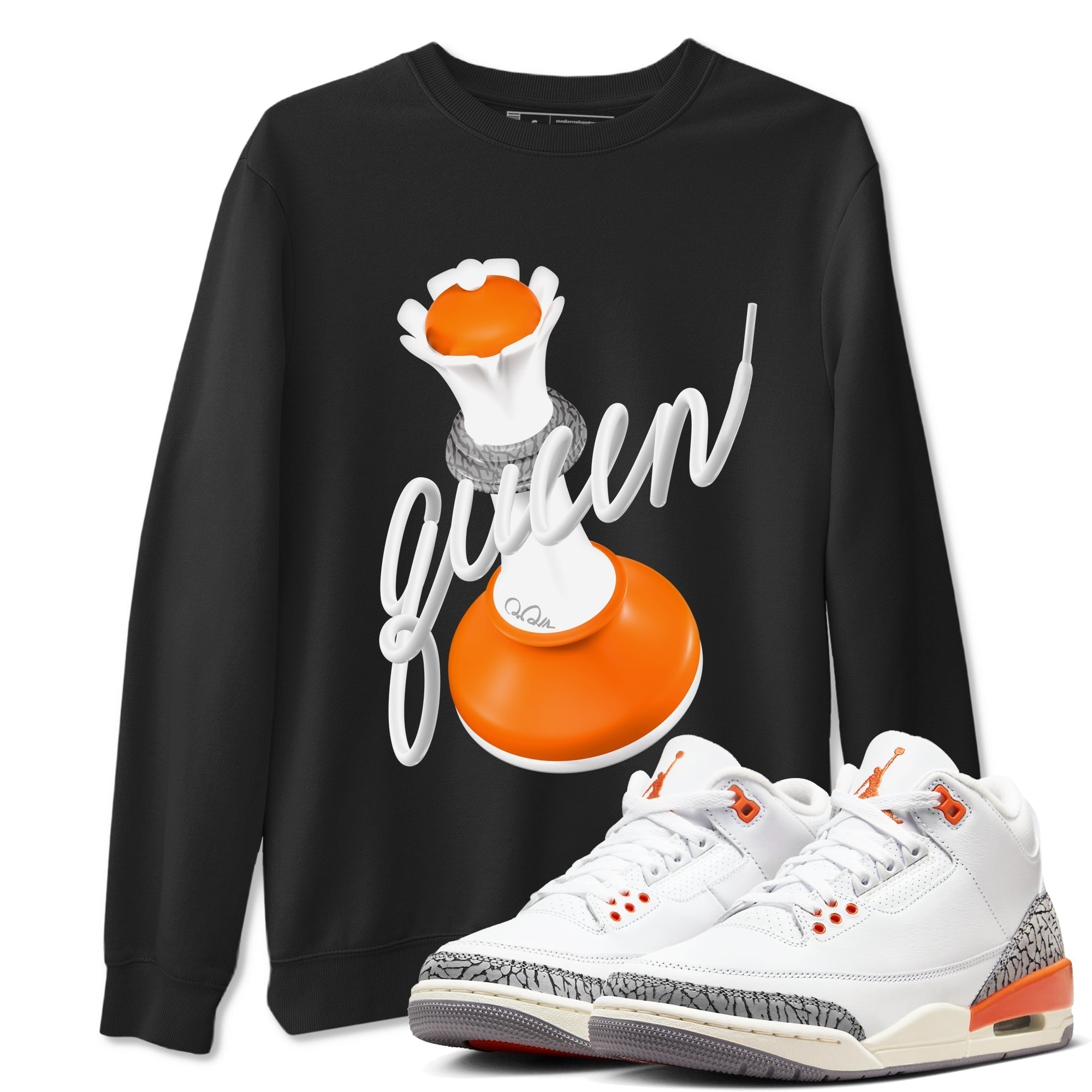 3D Queen snkmatch Tees - Air Jordan 3 Georgia Peach