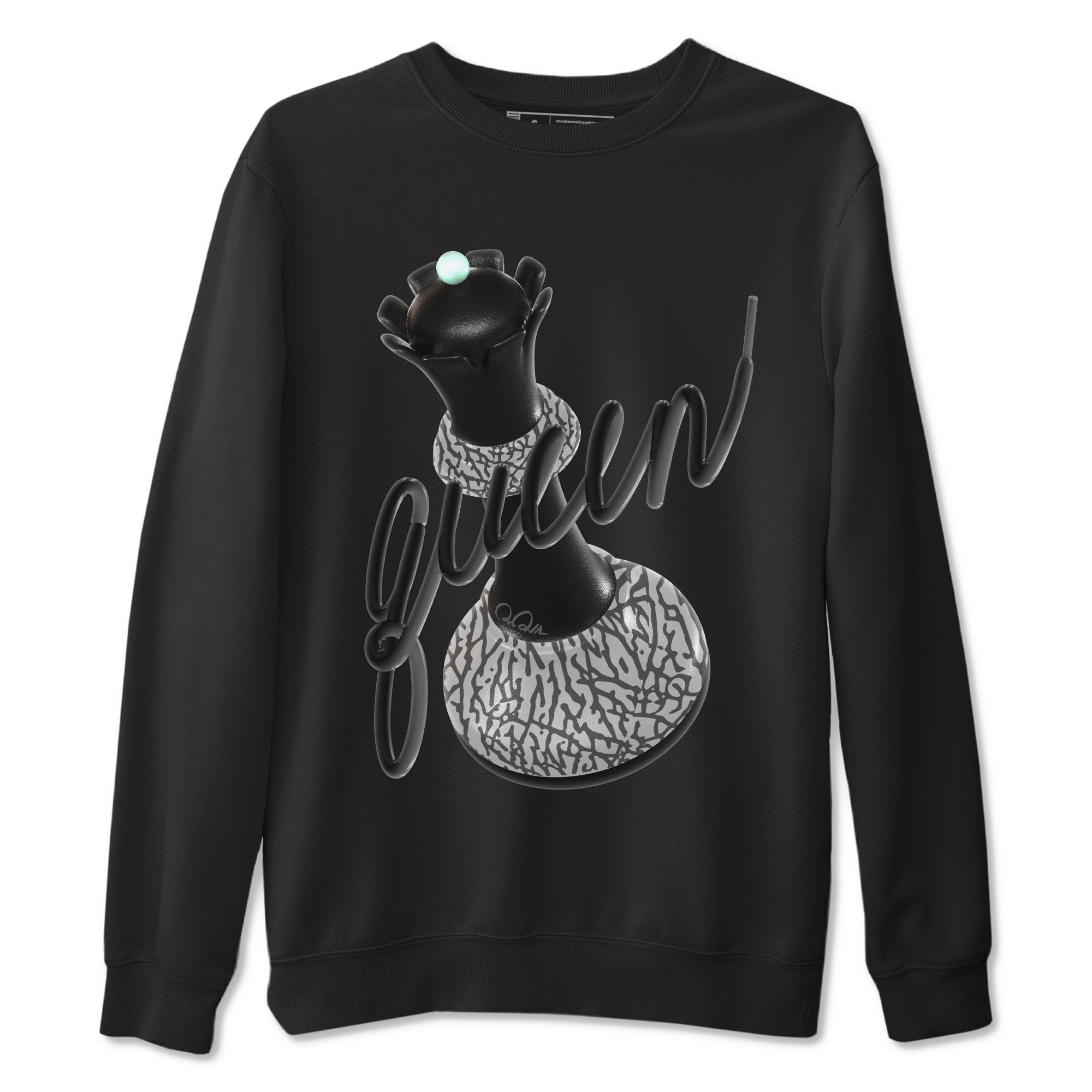 3D Queen snkmatch Tees - Air Jordan 3 Green Glow