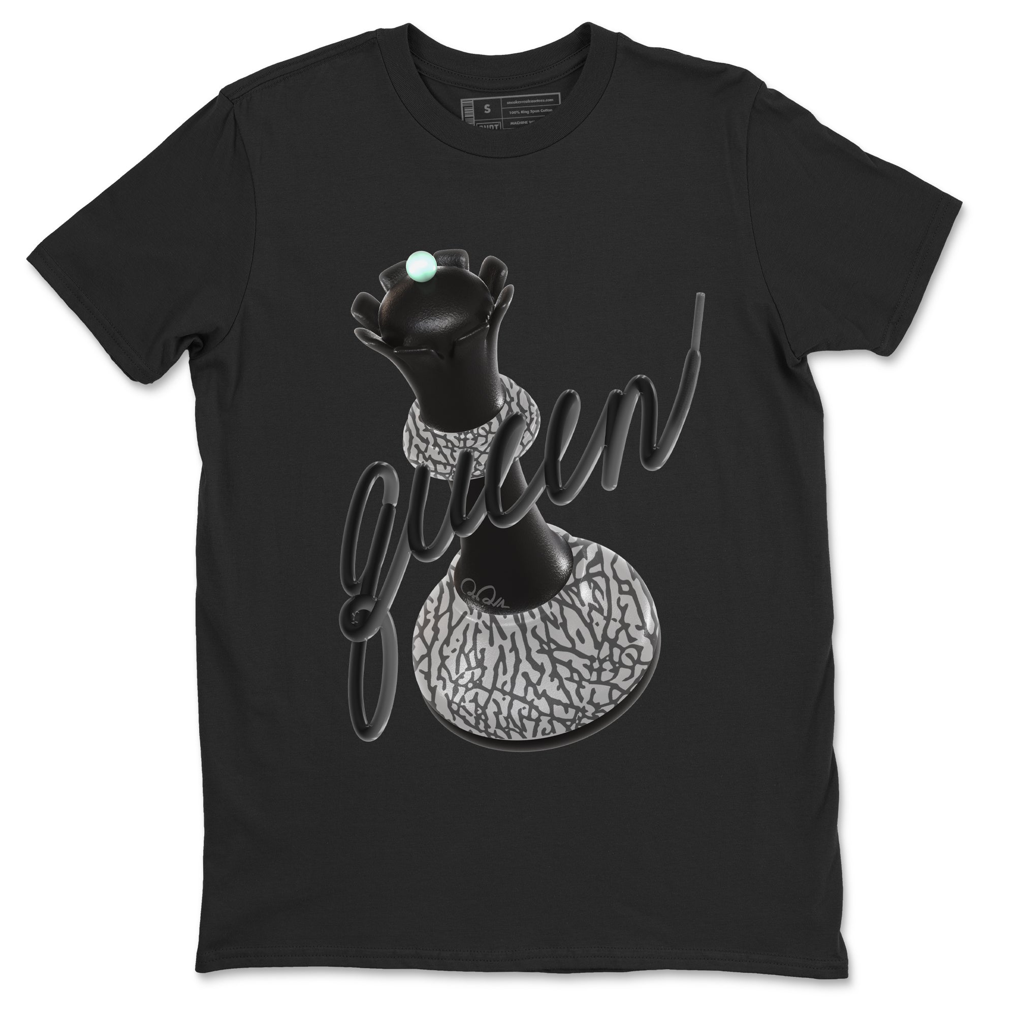 3D Queen snkmatch Tees - Air Jordan 3 Green Glow