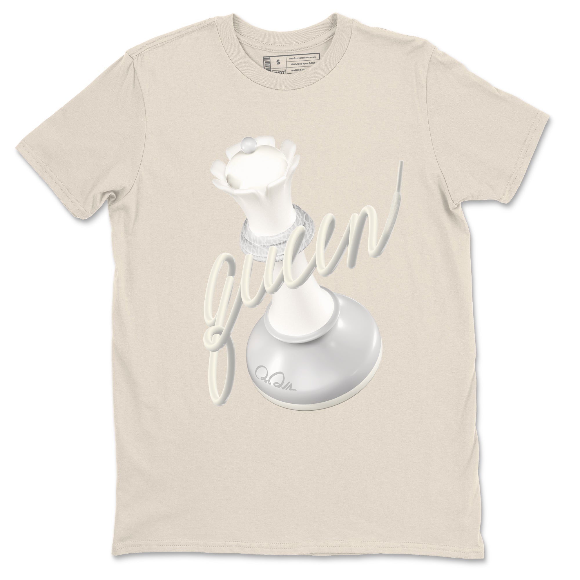 3D Queen snkmatch Tees - Air Jordan 3 Ivory