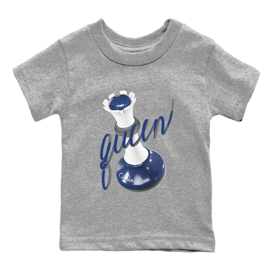 3D Queen snkmatch Tees Kids - Air Jordan 3 Midnight Navy 2023
