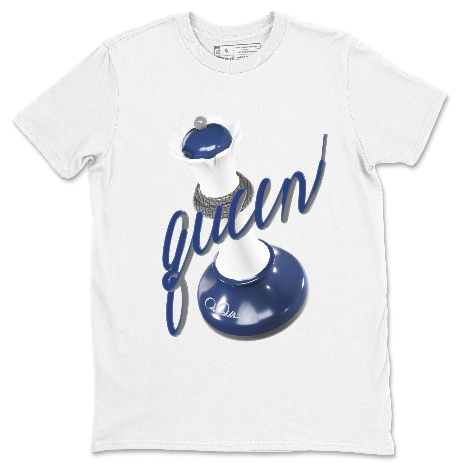 3D Queen snkmatch Tees - Air Jordan 3 Midnight Navy 2023