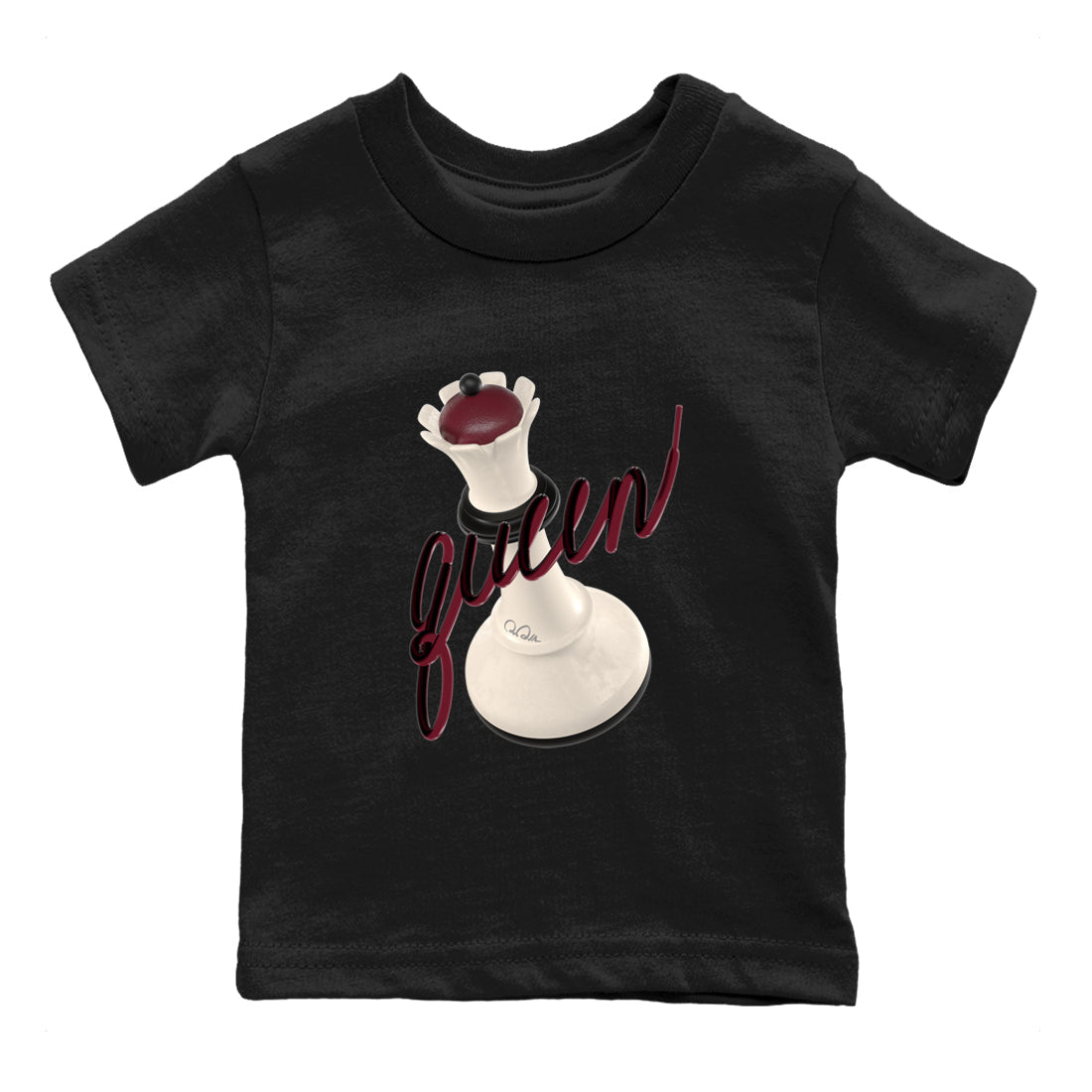3D Queen snkmatch Tees Kids - Air Jordan 4 A Ma Maniere x Fossil Stone