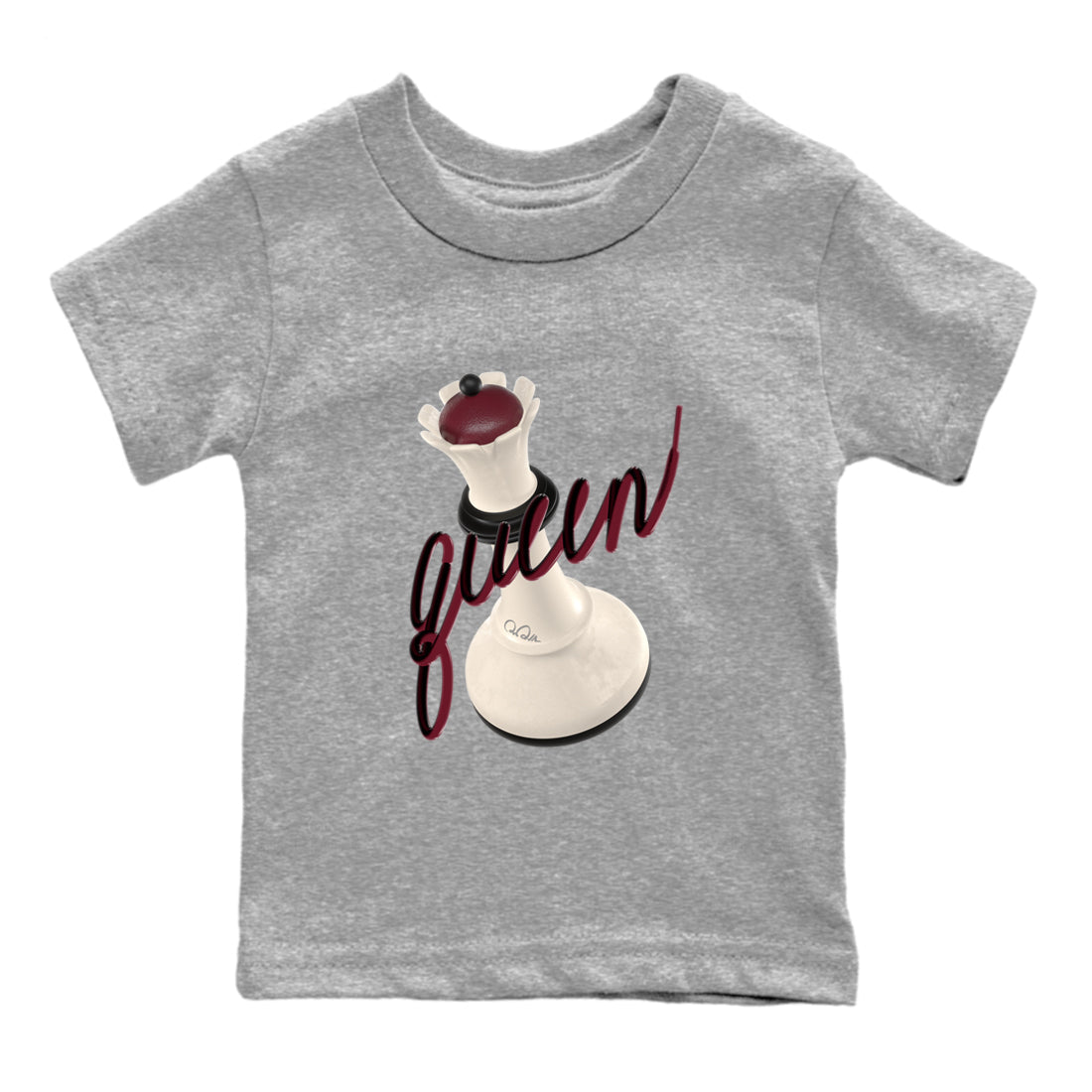 3D Queen snkmatch Tees Kids - Air Jordan 4 A Ma Maniere x Fossil Stone