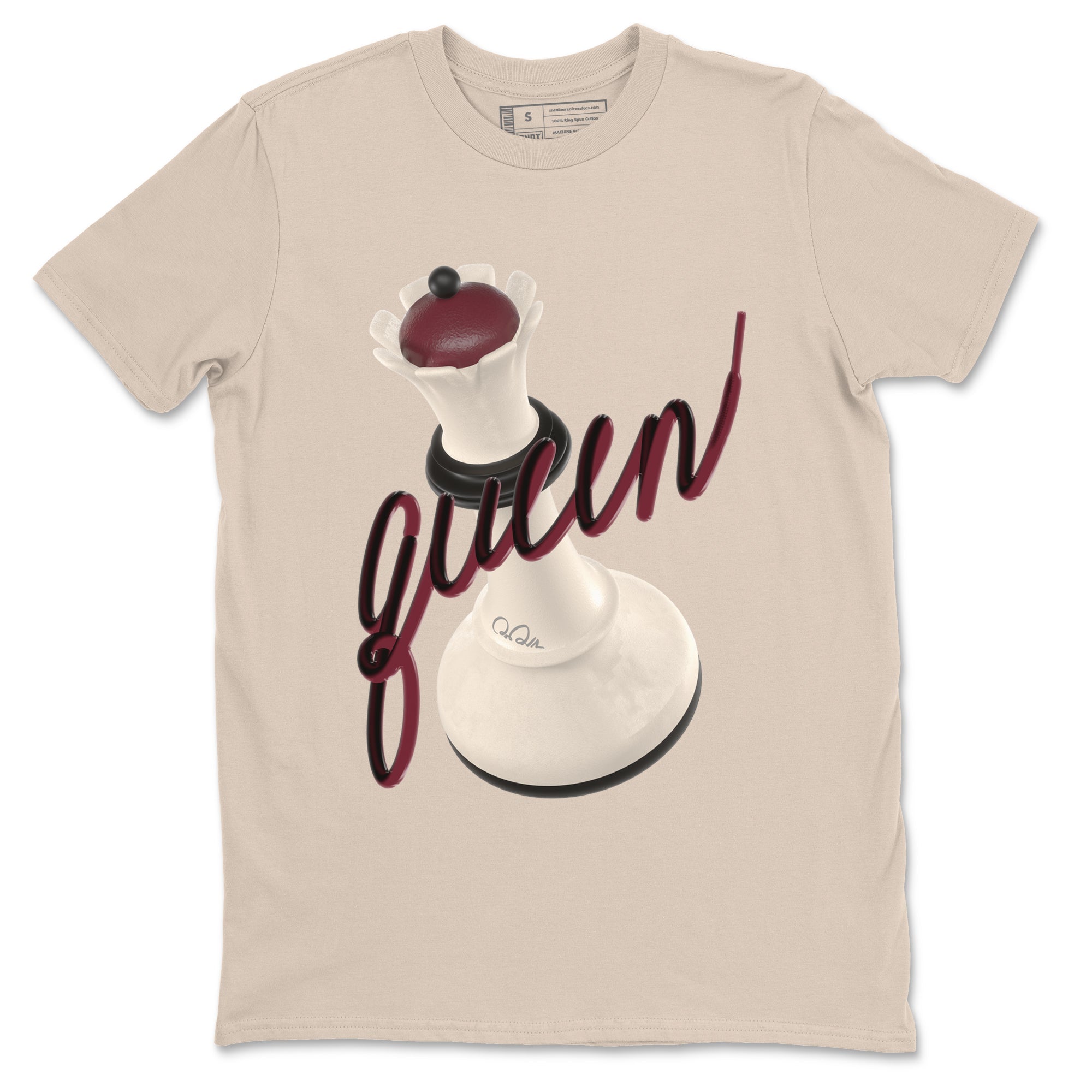3D Queen snkmatch Tees - Air Jordan 4 A Ma Maniere x Fossil Stone