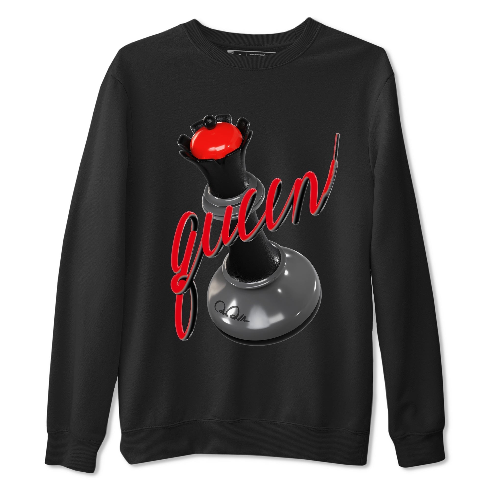 3D Queen snkmatch Tee - Air Jordan 4 Bred Reimagined