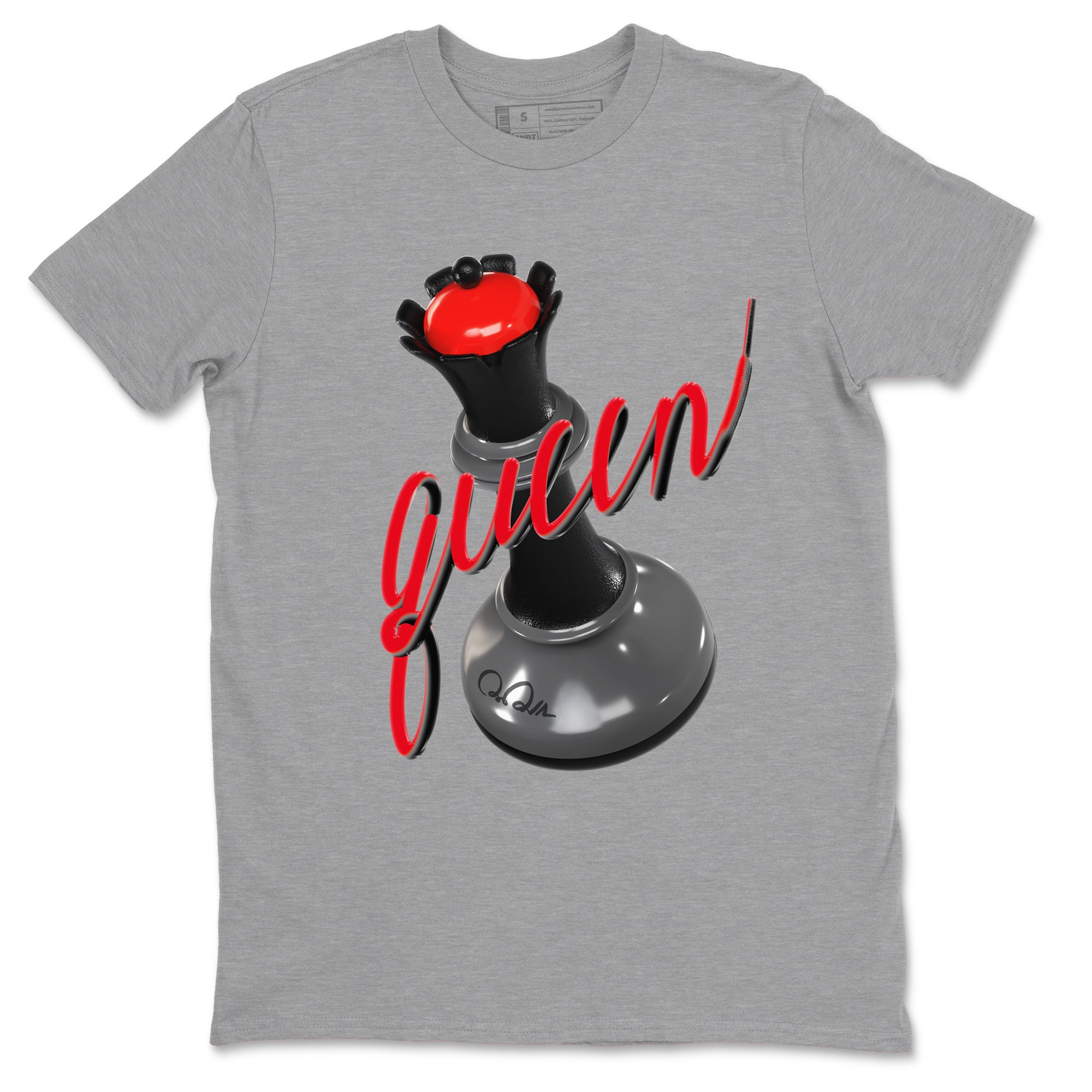 3D Queen snkmatch Tee - Air Jordan 4 Bred Reimagined