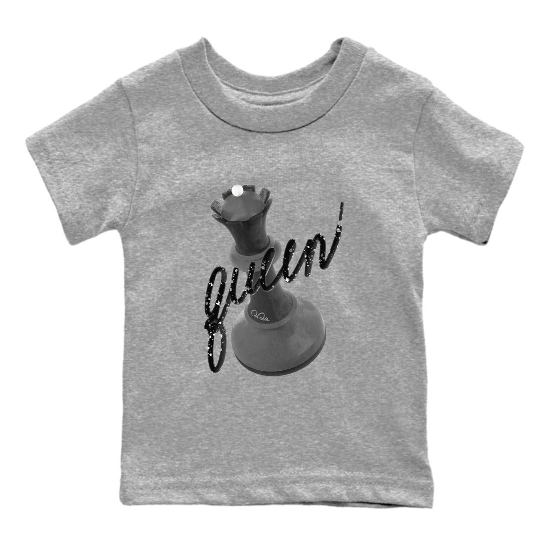 3D Queen snkmatch Tees Kids - Air Jordan 4 Fear