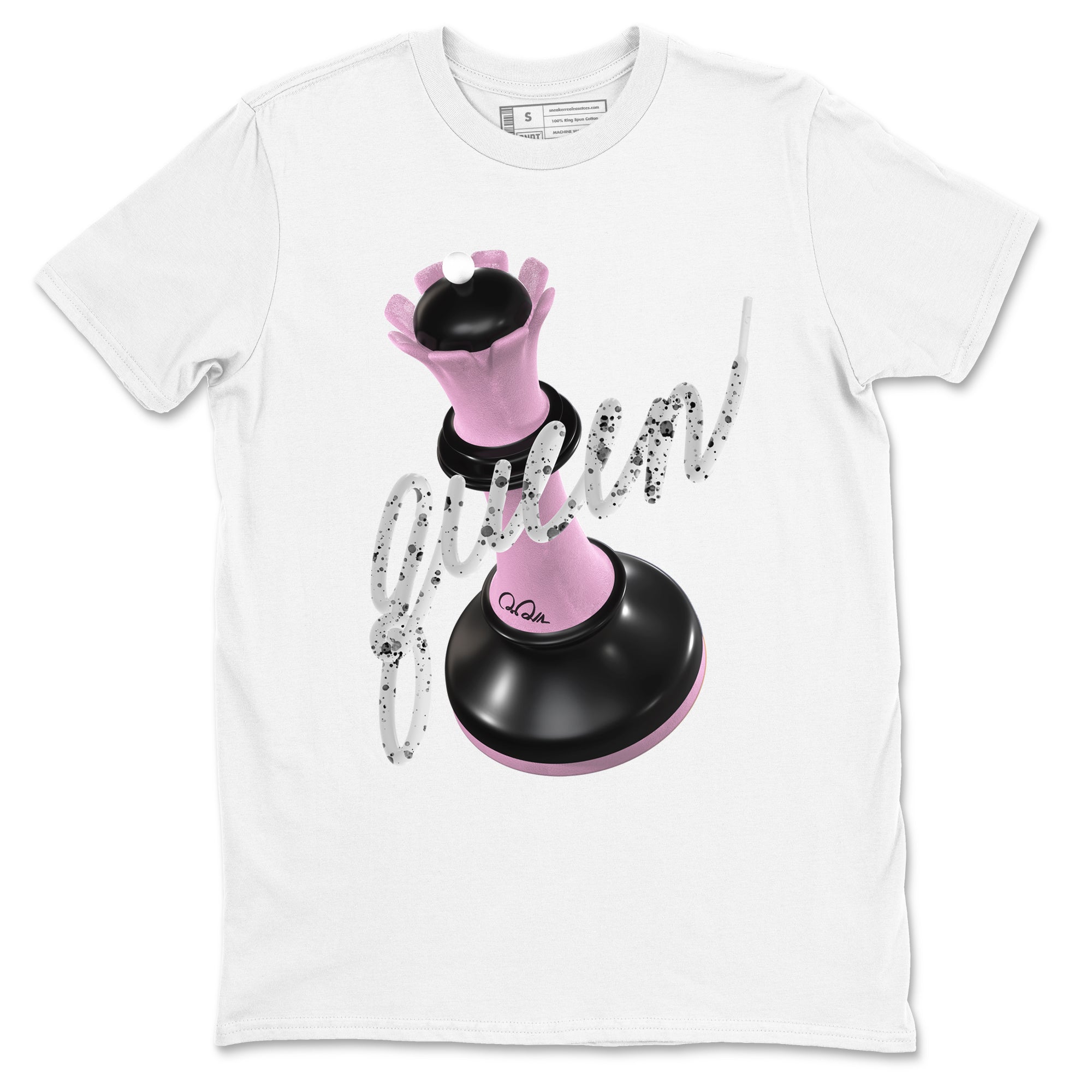 3D Queen snkmatch Tees - Air Jordan 4 Orchid