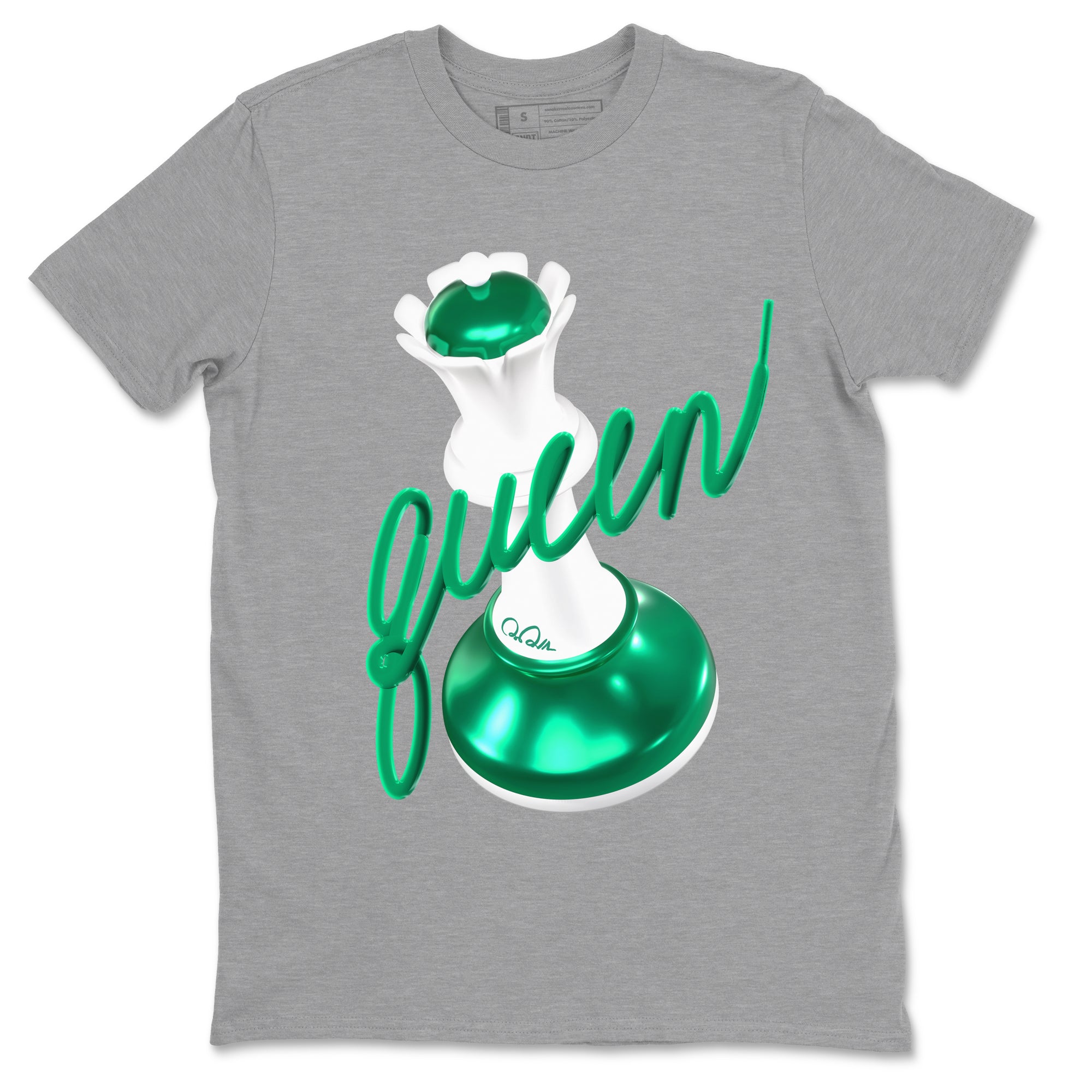 3D Queen snkmatch Tees - Air Jordan 4 Oxidized Green