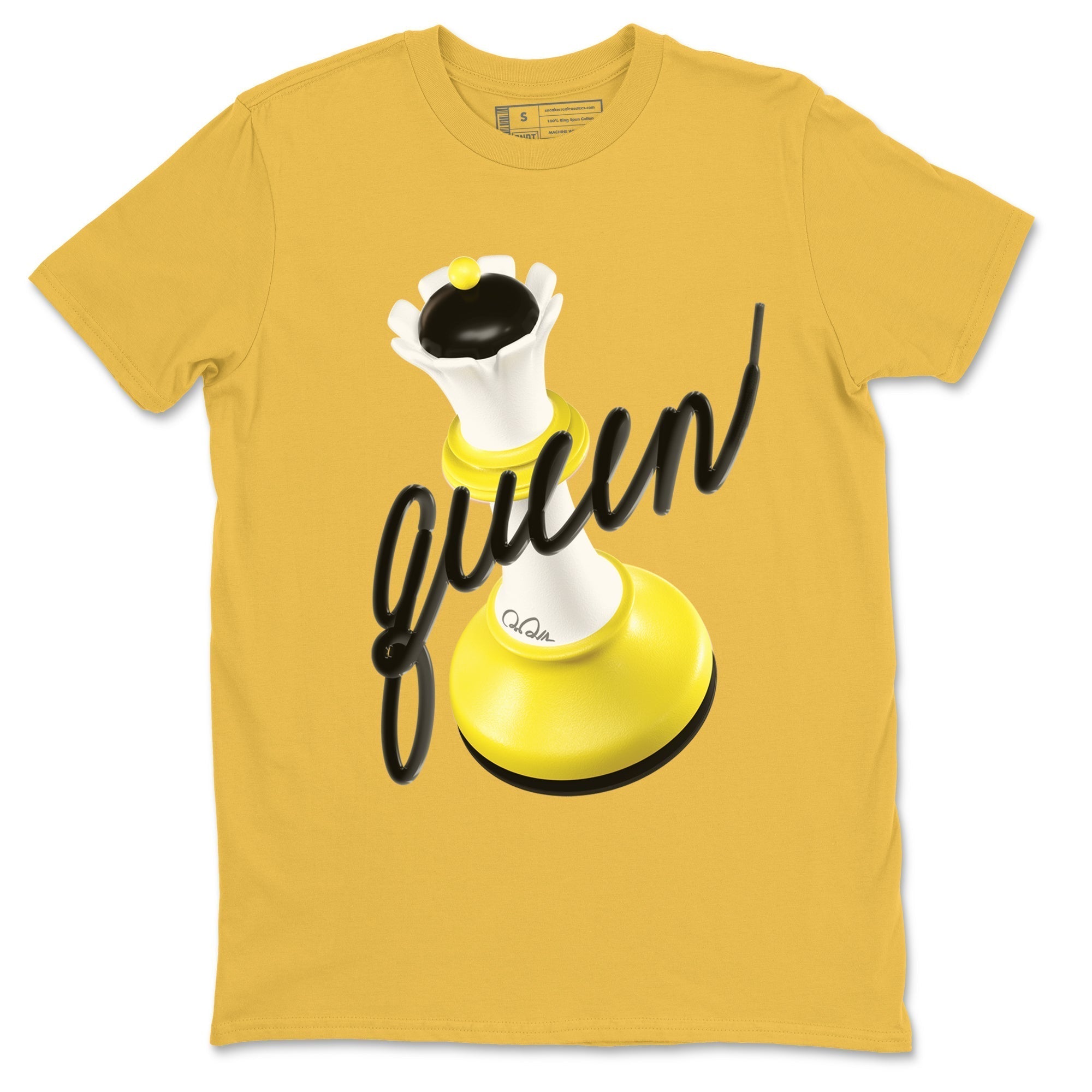 3D Queen snkmatch Tees - Air Jordan 4 Vivid Sulfur