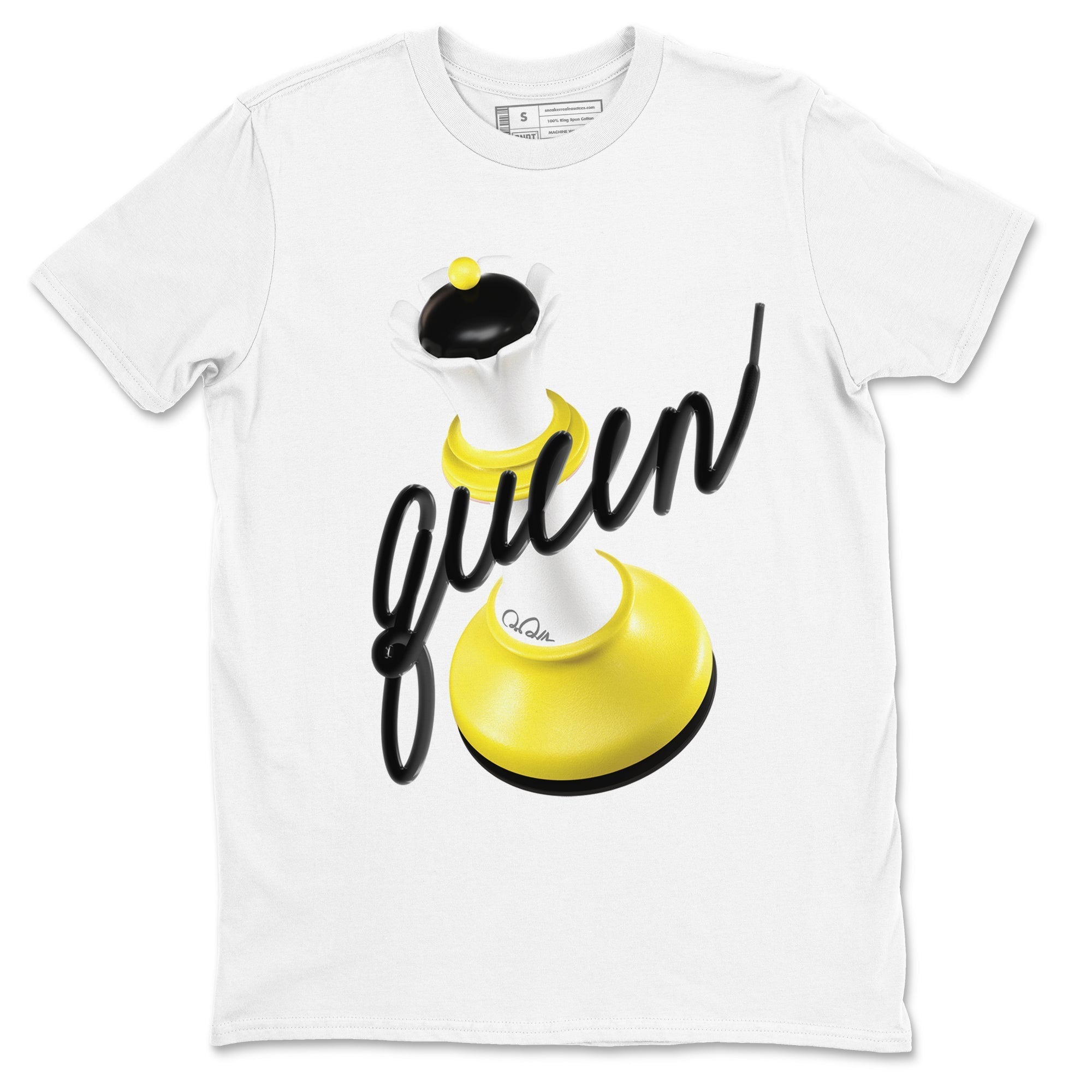 3D Queen snkmatch Tees - Air Jordan 4 Vivid Sulfur