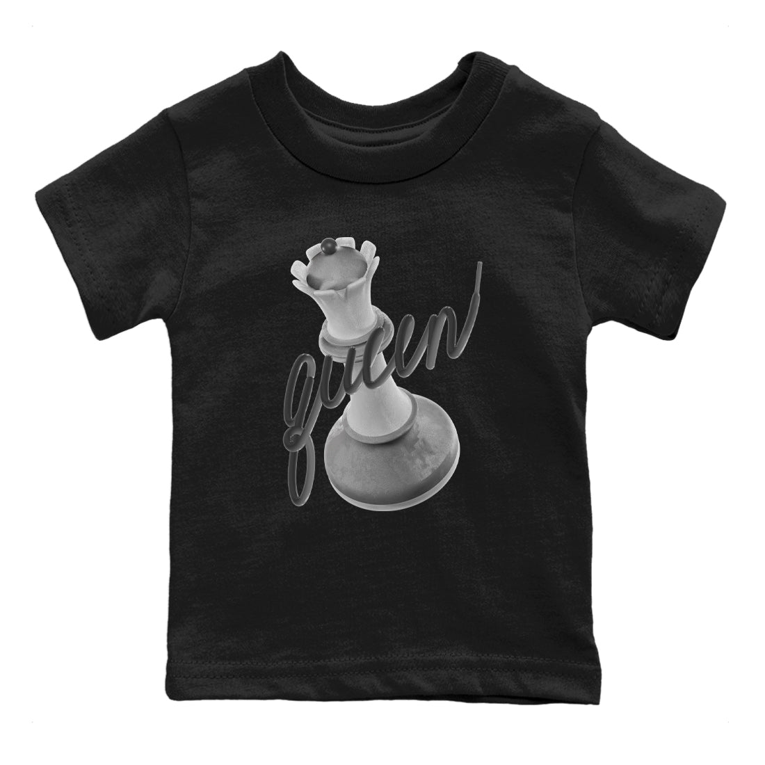 3D Queen snkmatch Tees Kids - Air Jordan 4 Wet Cement