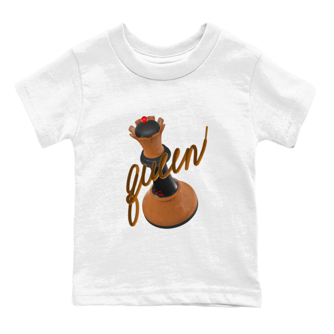3D Queen snkmatch Tees Kids - Air Jordan 5 Archaeo Brown