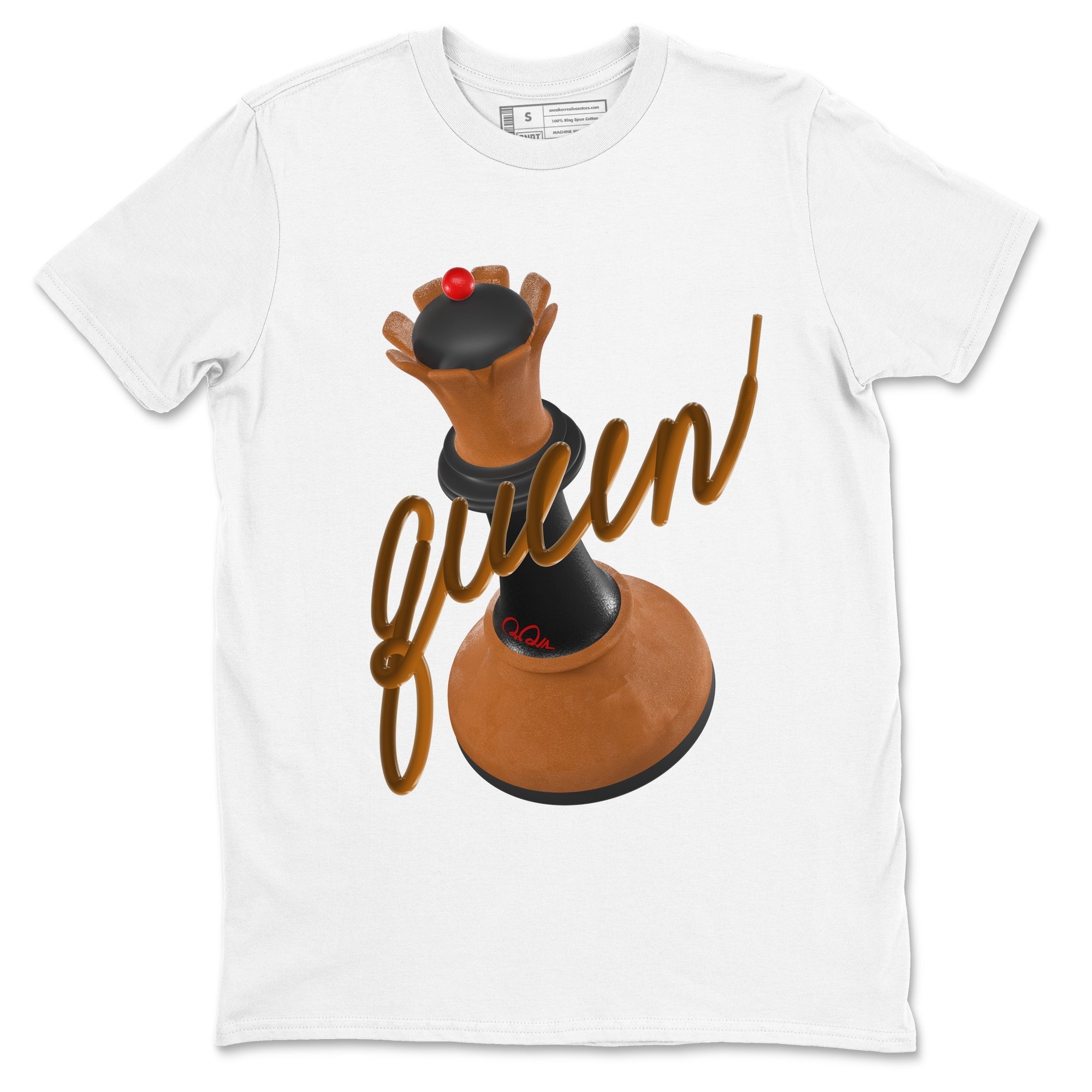 3D Queen snkmatch Tees - Air Jordan 5 Archaeo Brown