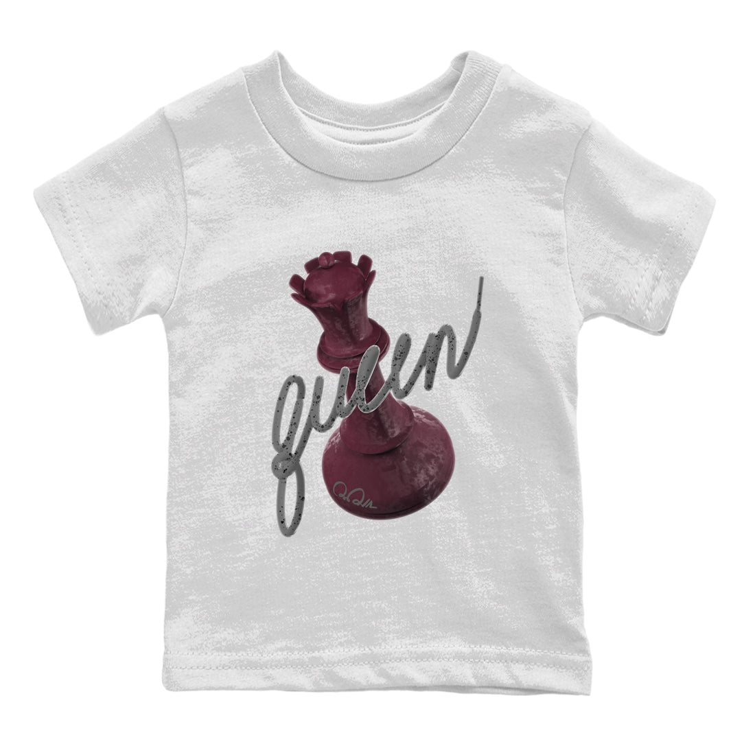 3D Queen Kids Tops - Air Jordan 5 Burgundy