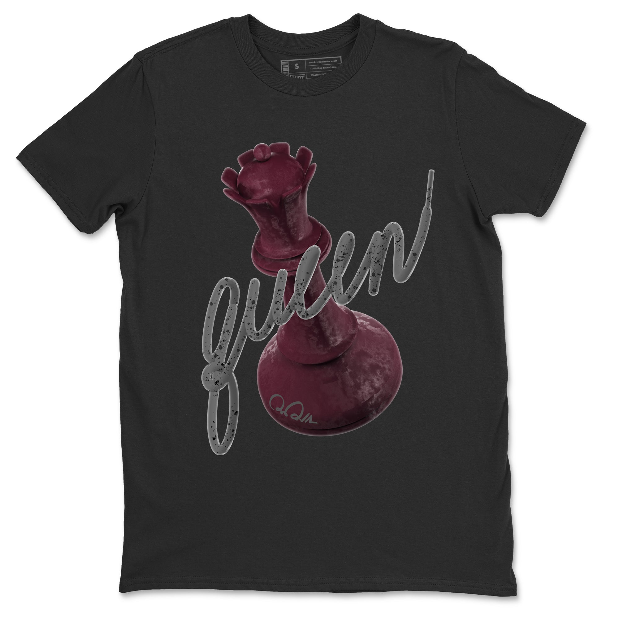 3D Queen Unisex Tops - Air Jordan 5 Burgundy
