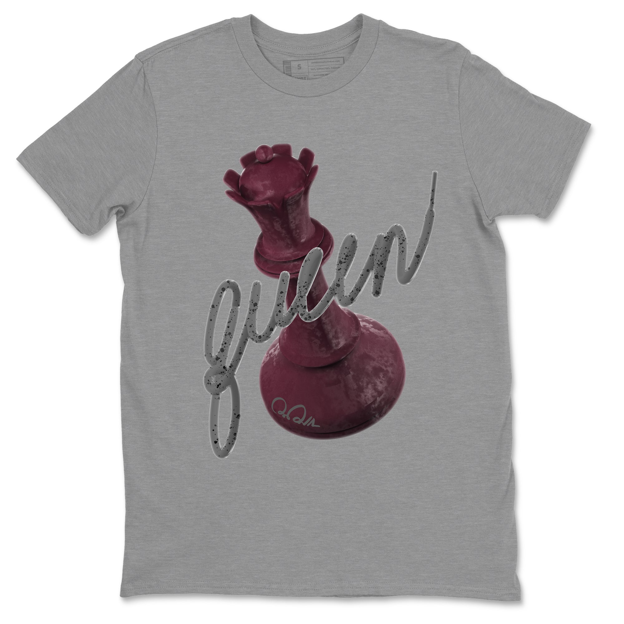 3D Queen Unisex Tops - Air Jordan 5 Burgundy
