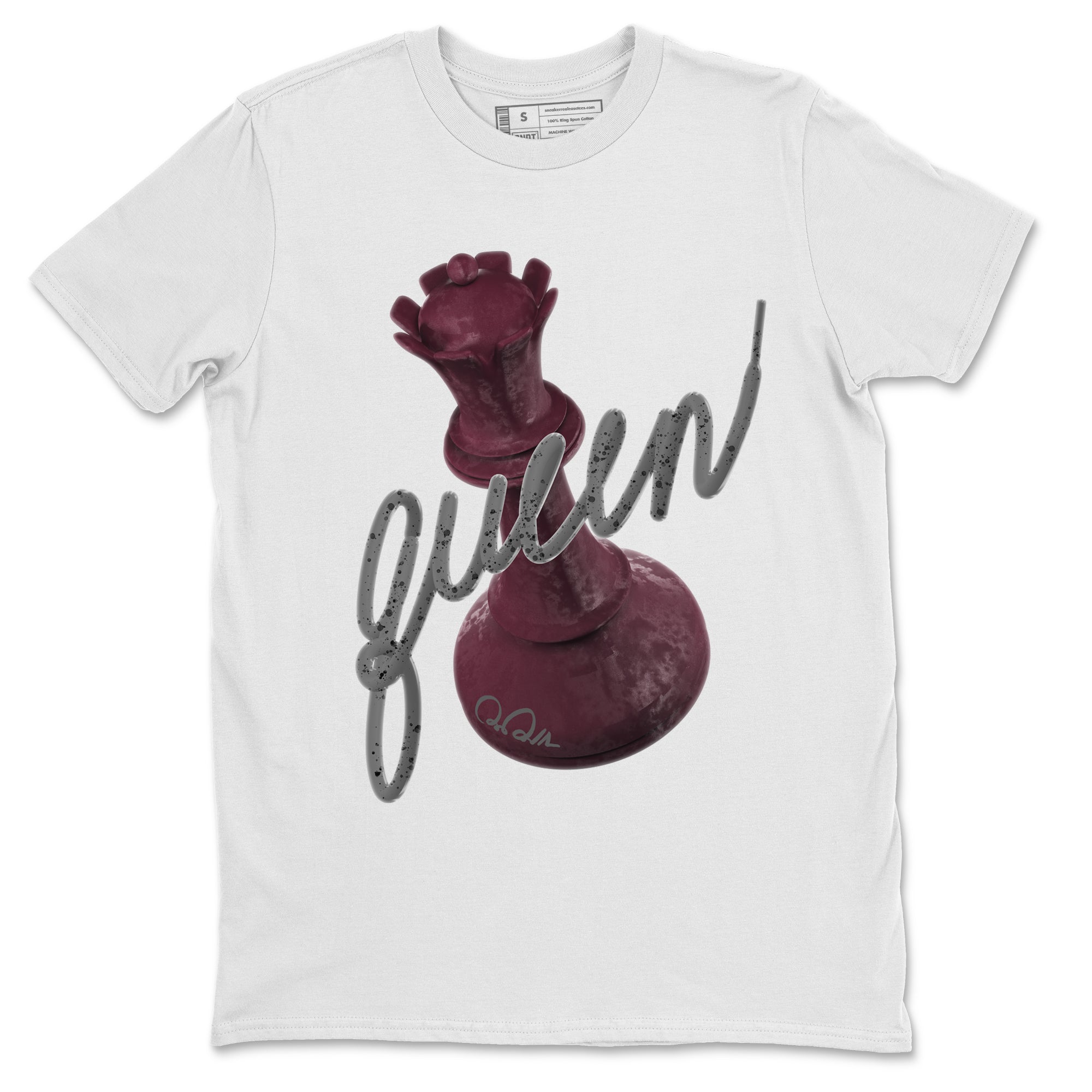 3D Queen Unisex Tops - Air Jordan 5 Burgundy