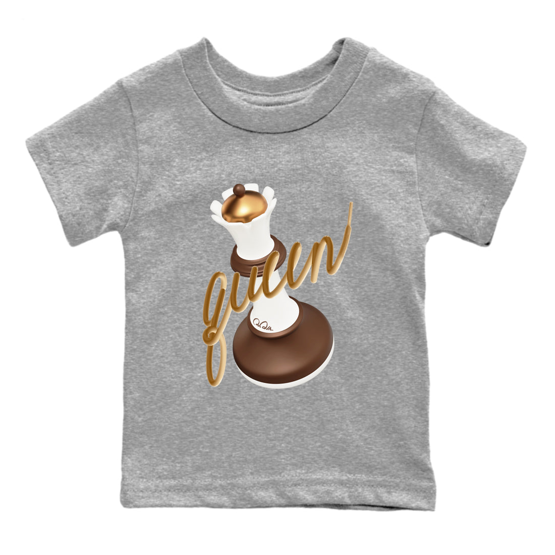 3D Queen snkmatch Tees Kids - Air Jordan 5 Golden Ticket