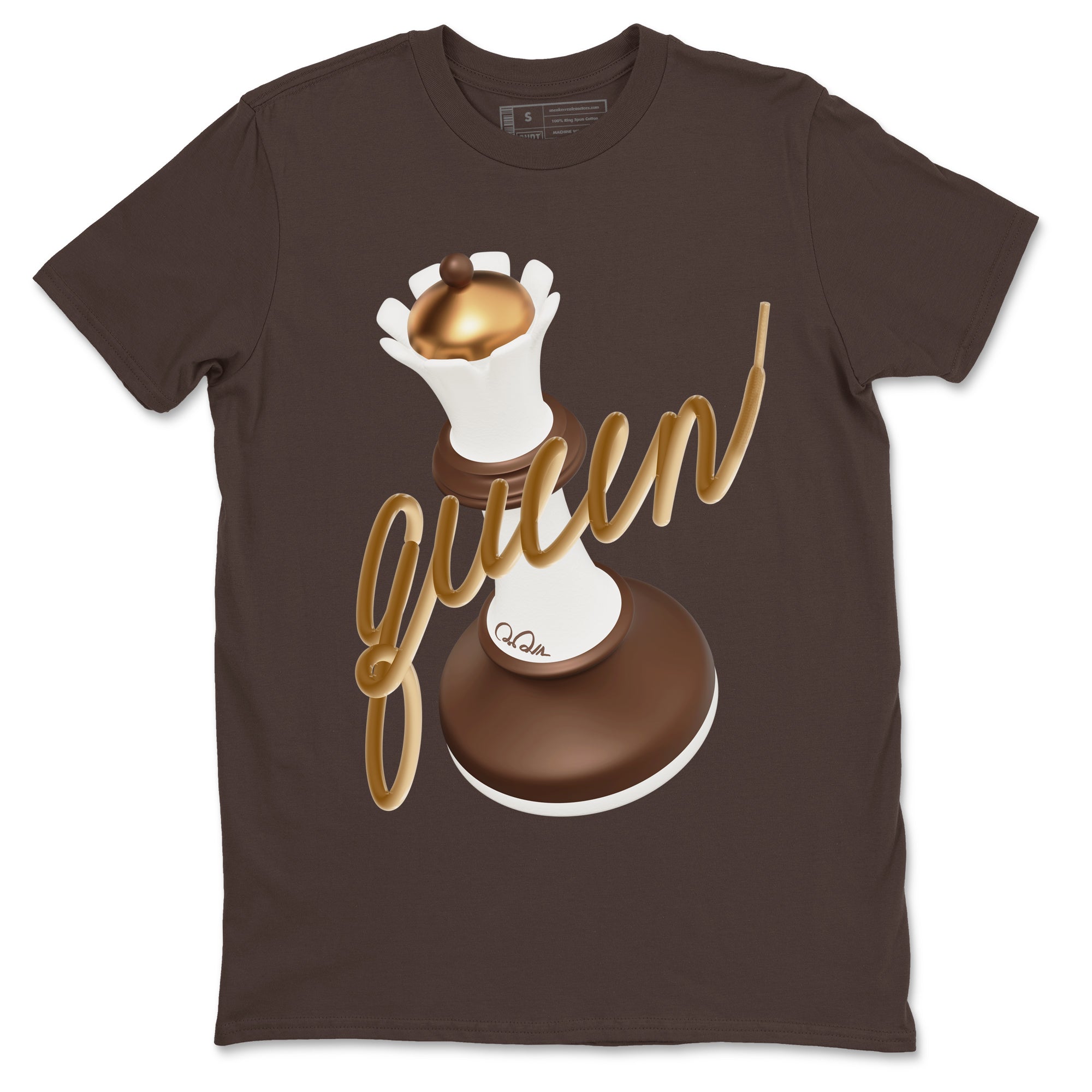 3D Queen snkmatch Tees - Air Jordan 5 Golden Ticket