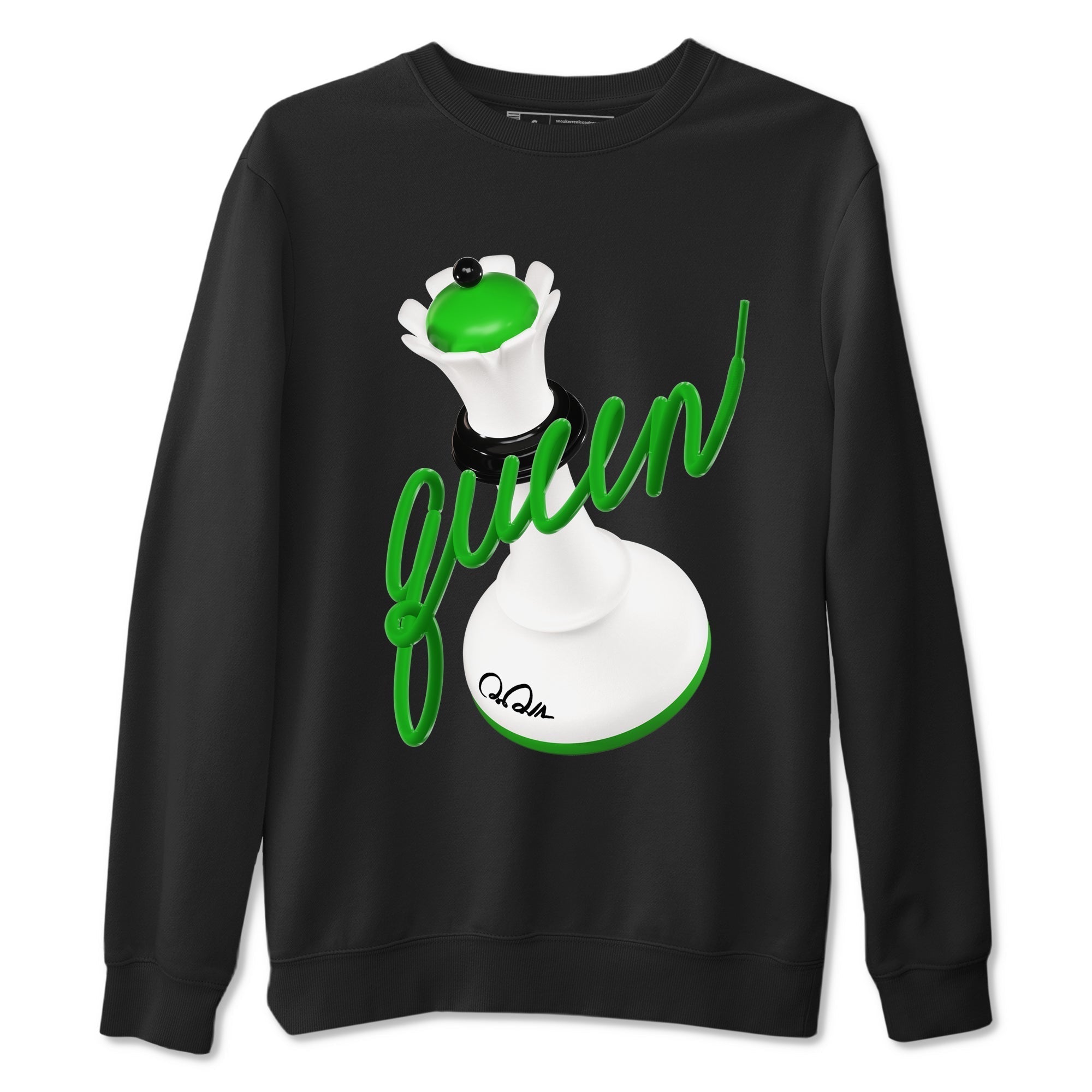 3D Queen snkmatch Tees - Air Jordan 5 Lucky Green